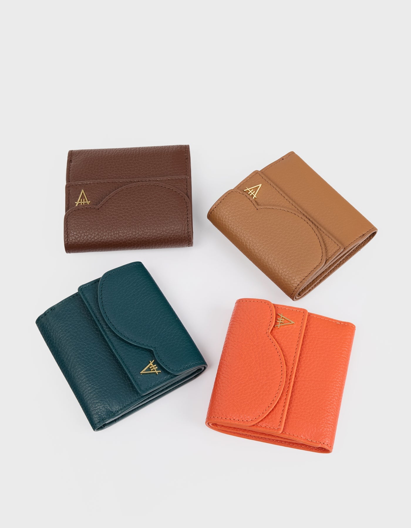HiVa Atelier | Larus Compact Wallet PETROL BLUE | Beautiful and Versatile Leather Accessories