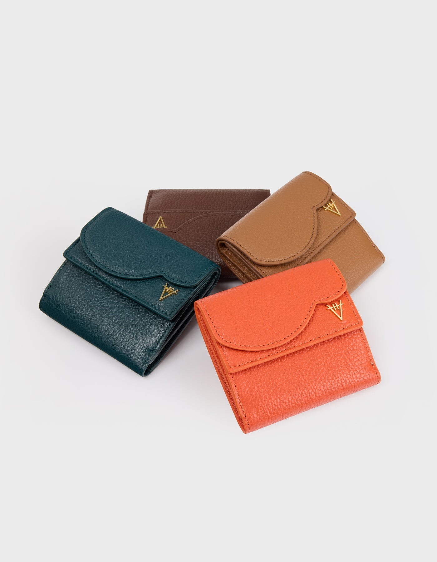 HiVa Atelier | Larus Compact Wallet PETROL BLUE | Beautiful and Versatile Leather Accessories