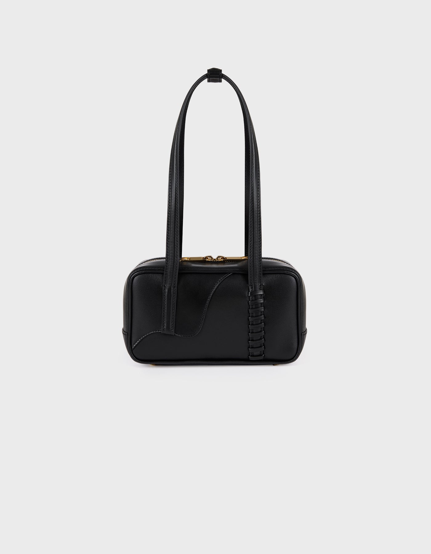 HiVa Atelier | Mini Bowling Tote Bag BLACK | Her Tarza Uygun Deri Aksesuarlar