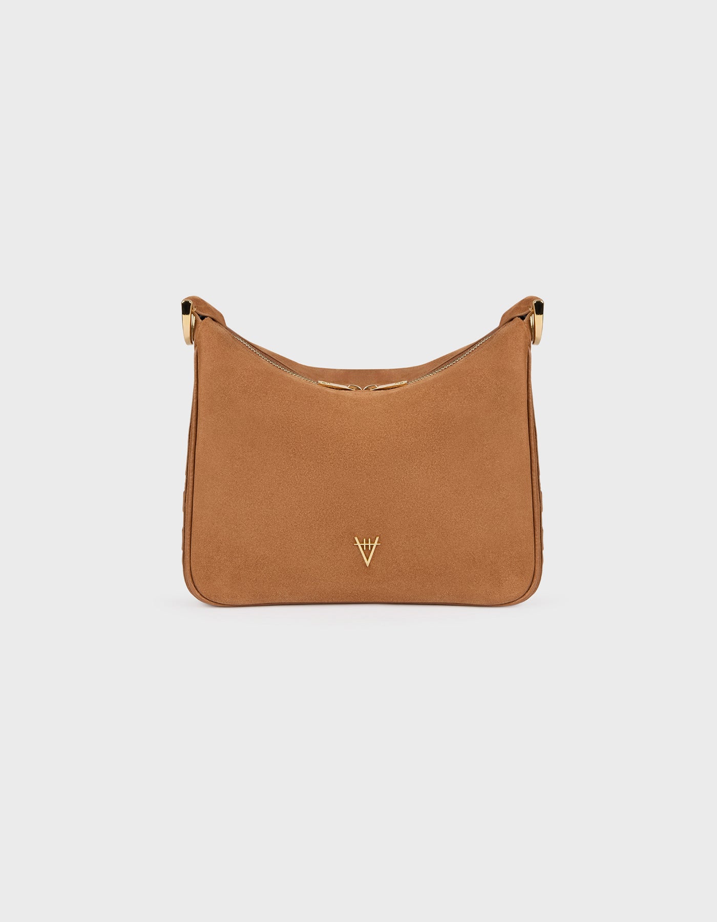 HiVa Atelier | Woven Detail Mini Hobo Bag Wood Suede | Beautiful and Versatile Leather Accessories