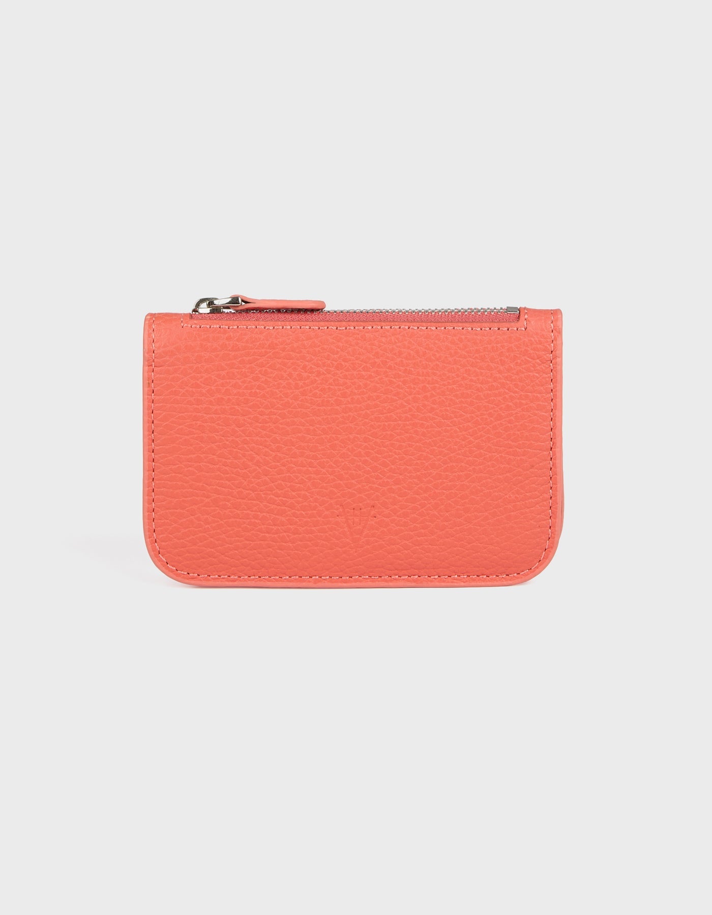 Hiva Atelier | Alae Coin Purse & Card Holder Coral | Beautiful and Versatile Leather Accessories