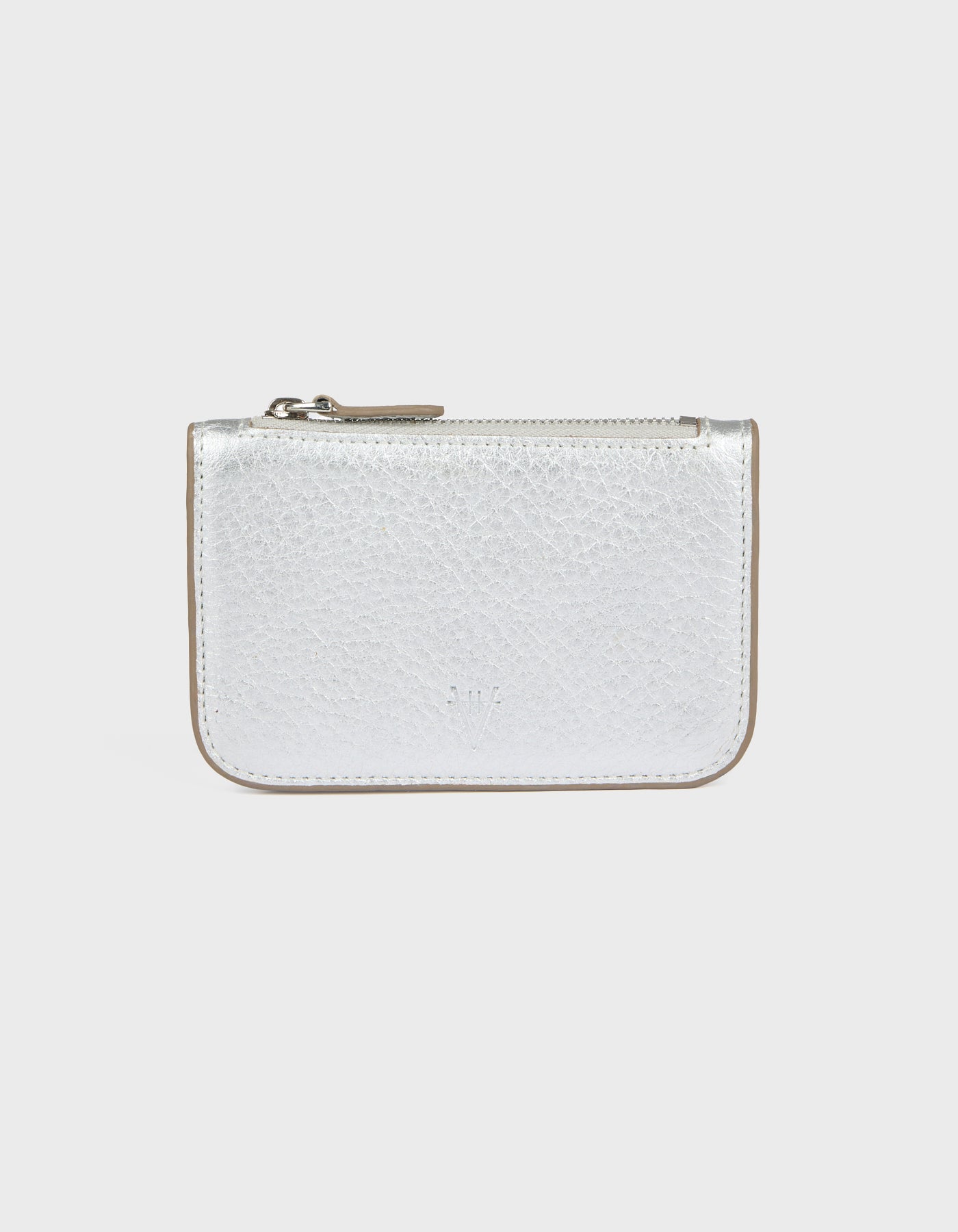 Hiva Atelier | Alae Coin Purse & Card Holder Silver | Beautiful and Versatile Leather Accessories