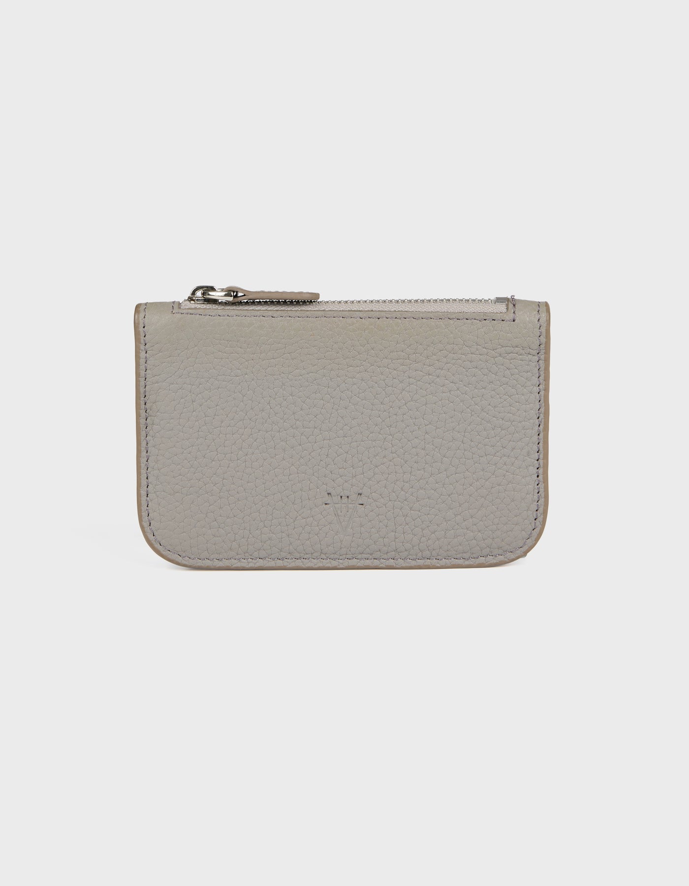 Hiva Atelier | Alae Coin Purse & Card Holder Light Grey | Beautiful and Versatile Leather Accessories