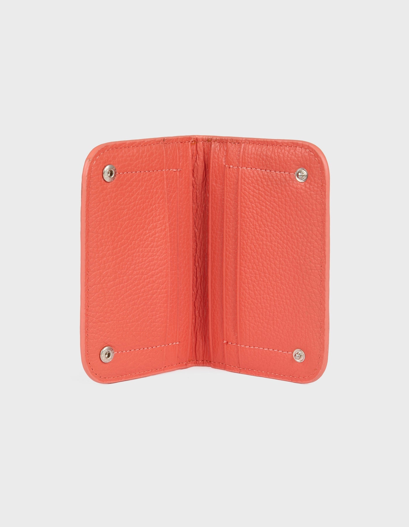 Hiva Atelier | Alae Coin Purse & Card Holder Coral | Beautiful and Versatile Leather Accessories