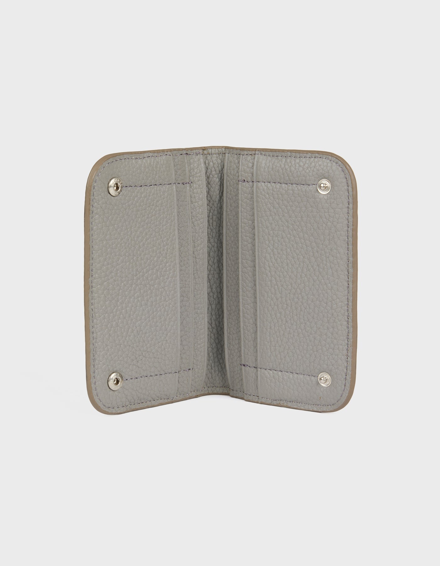Hiva Atelier | Alae Coin Purse & Card Holder Light Grey | Beautiful and Versatile Leather Accessories