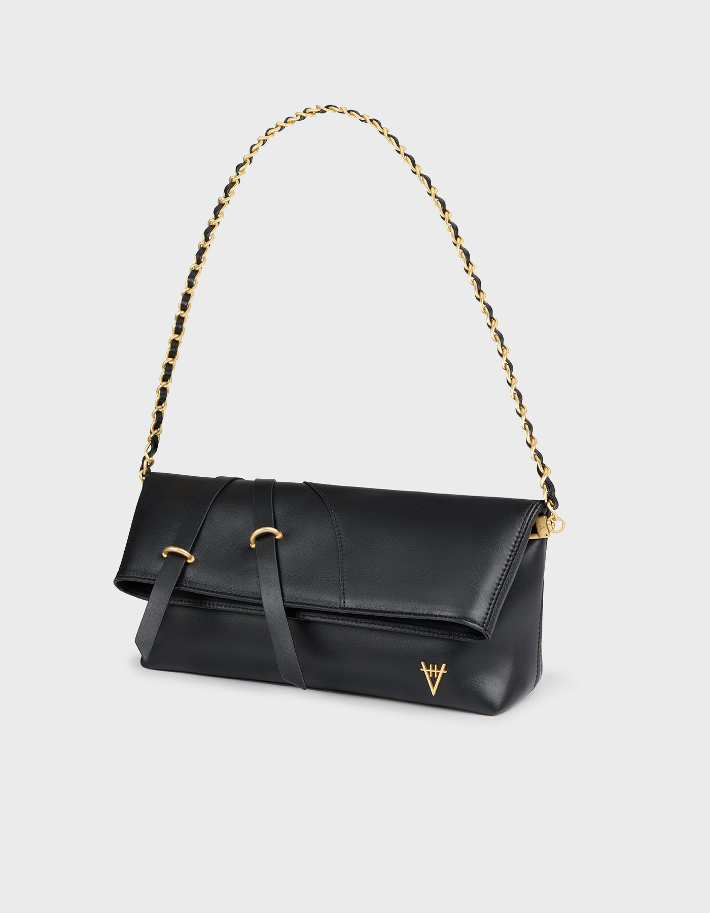 Hiva Atelier | Arlette Clutch & Chain Bag BLACK | Her Tarza Uygun Deri Aksesuarlar