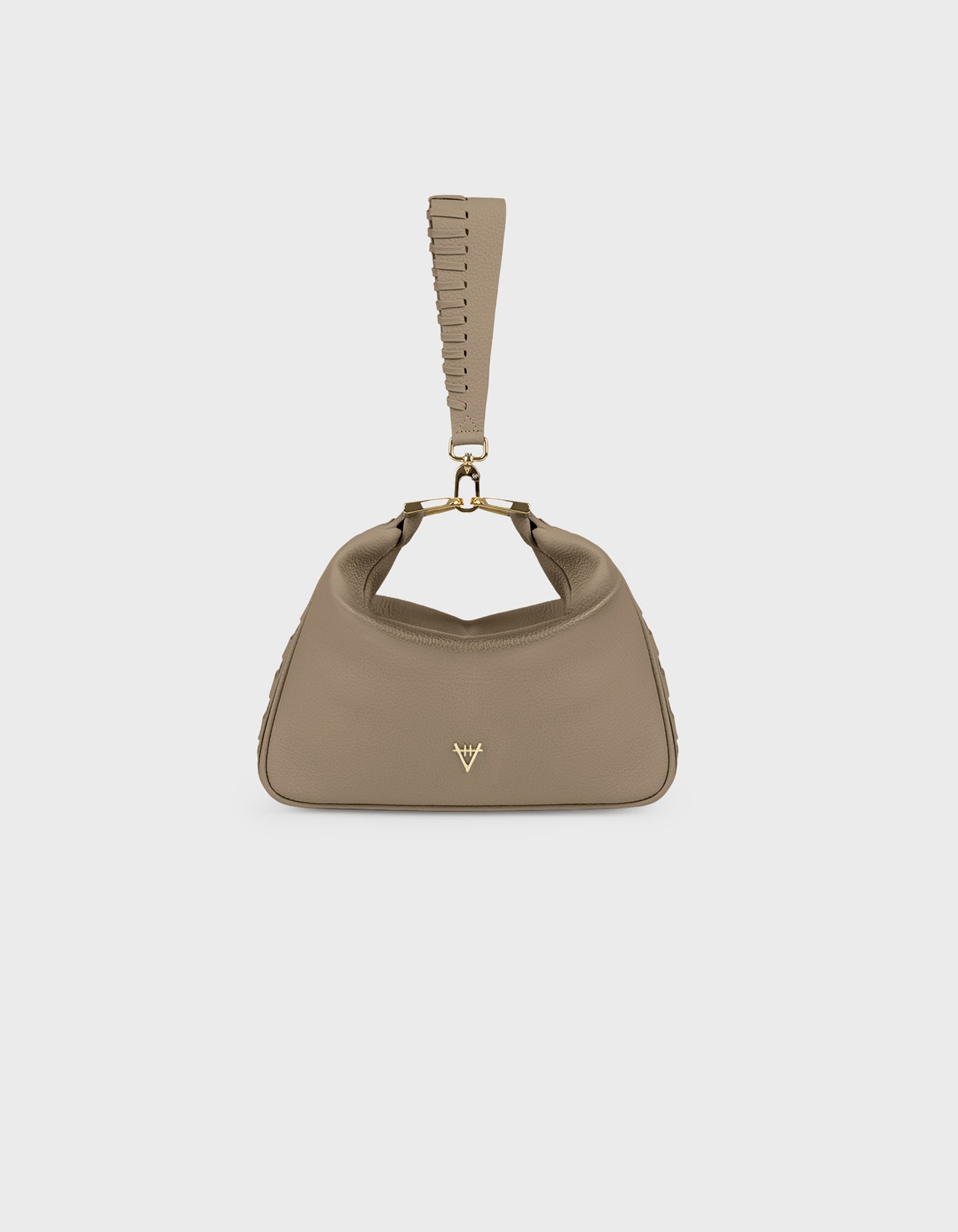 Woven Detail Mini Hobo Bag