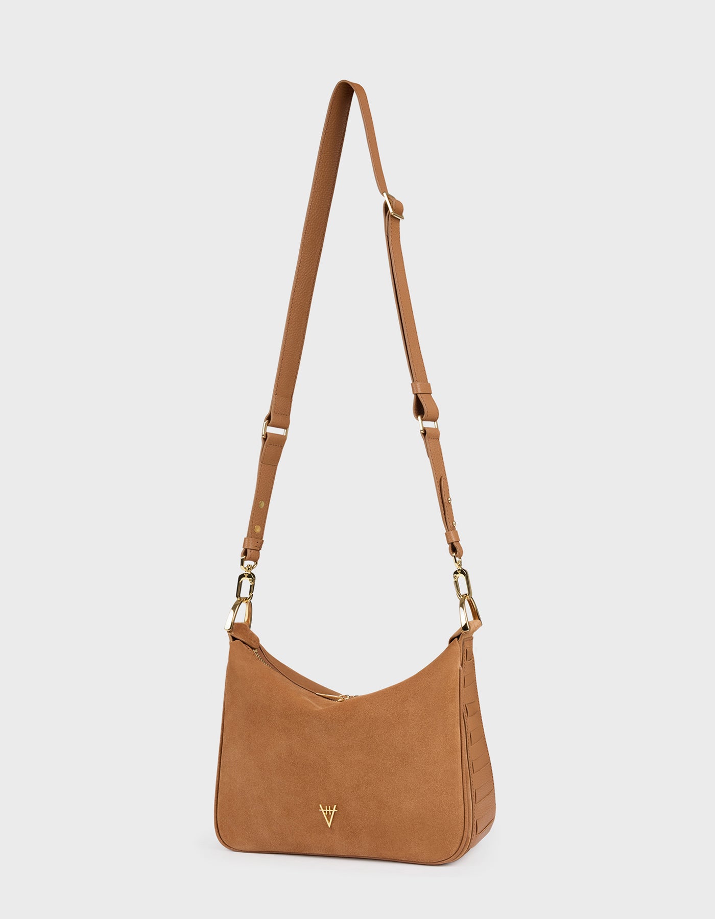 Woven Detail Mini Hobo Bag