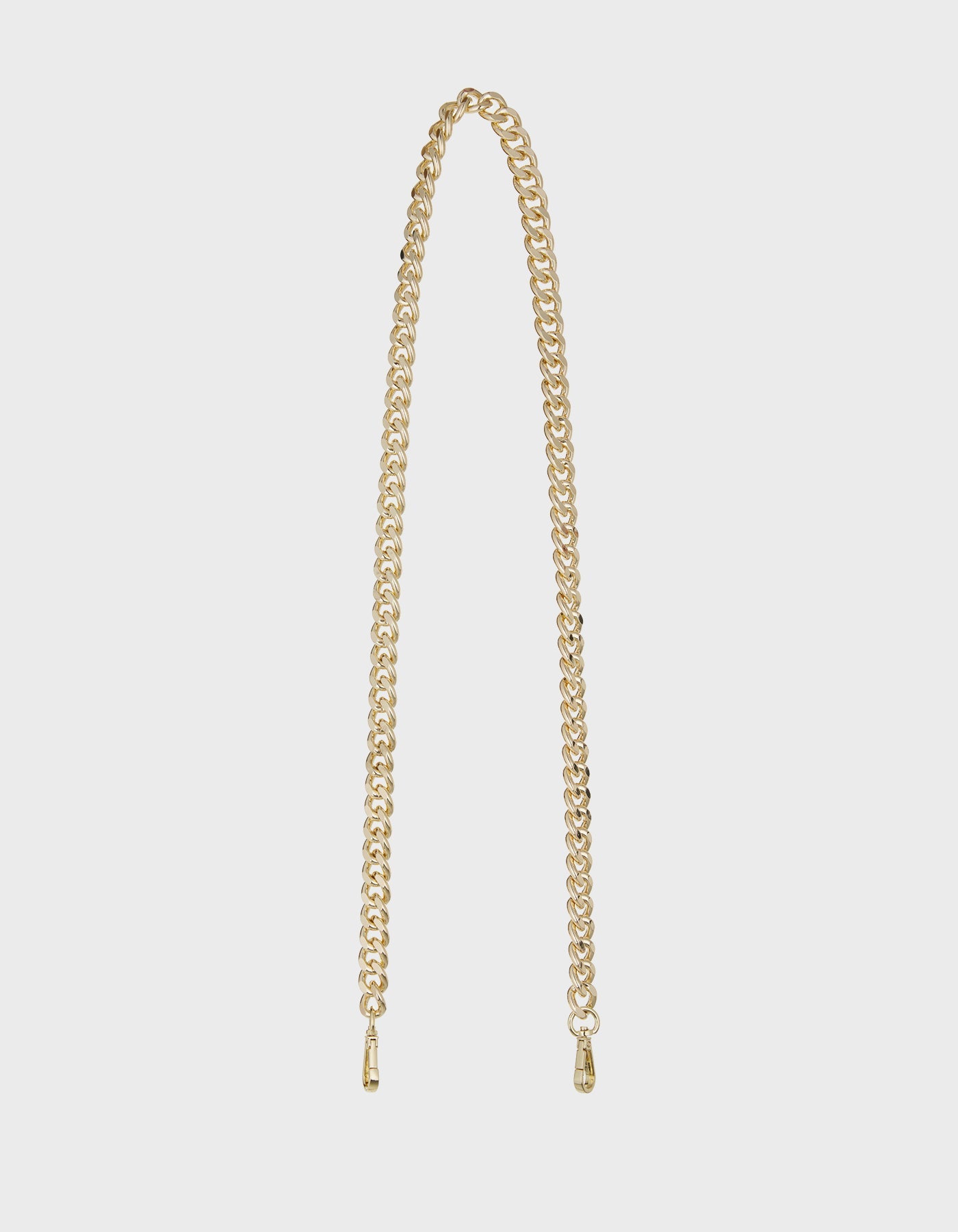 Hiva Atelier | Brass Thick Chain Strap 115 cm | Beautiful and Versatile Leather Accessories