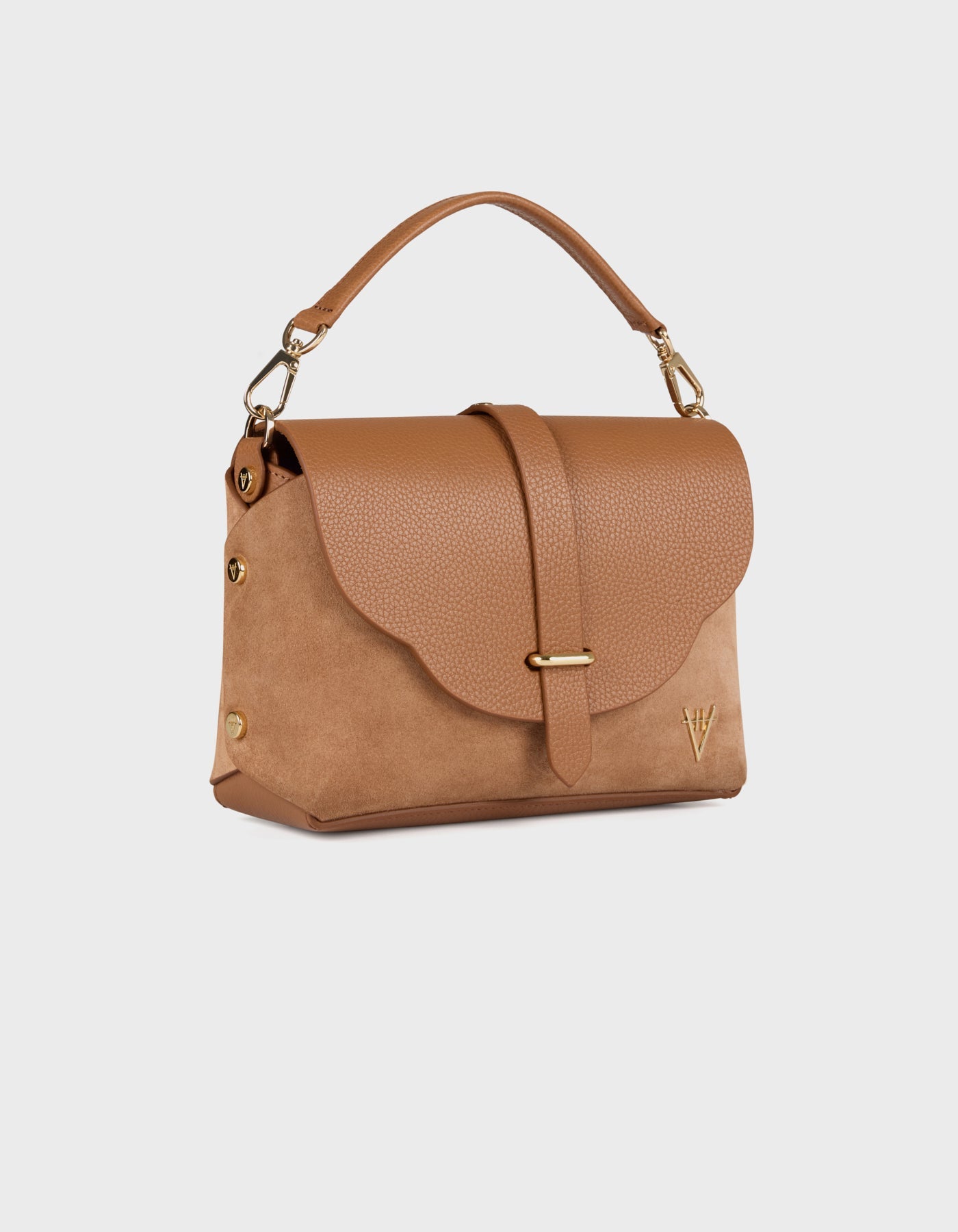 Hiva Atelier | Harmonia Shoulder Bag WOOD SUEDE | Beautiful and Versatile Leather Accessories