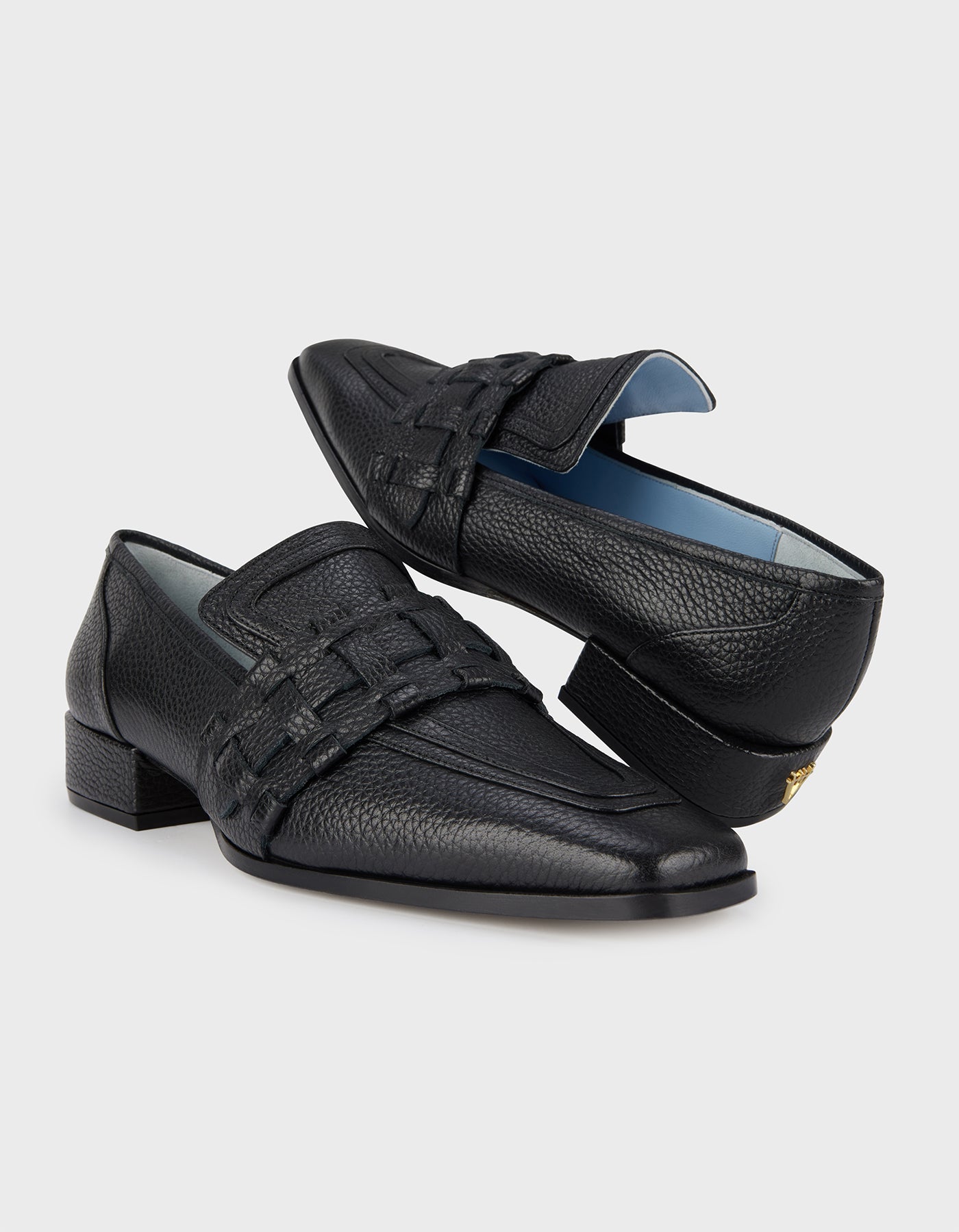 Hiva Atelier | Lora Loafers Black | Beautiful and Versatile Leather Accessories