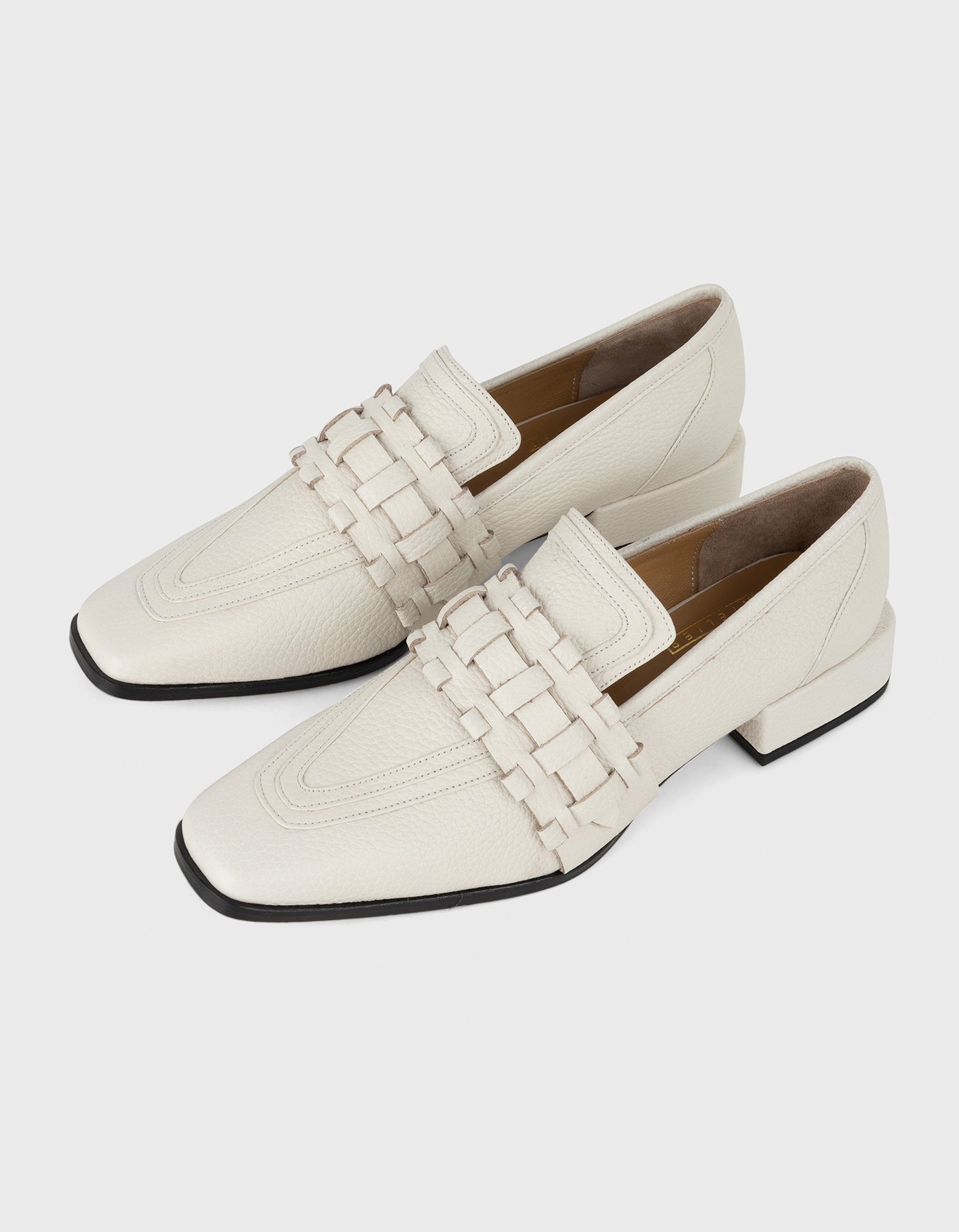 Hiva Atelier | Lora Loafers Bone | Beautiful and Versatile Leather Accessories