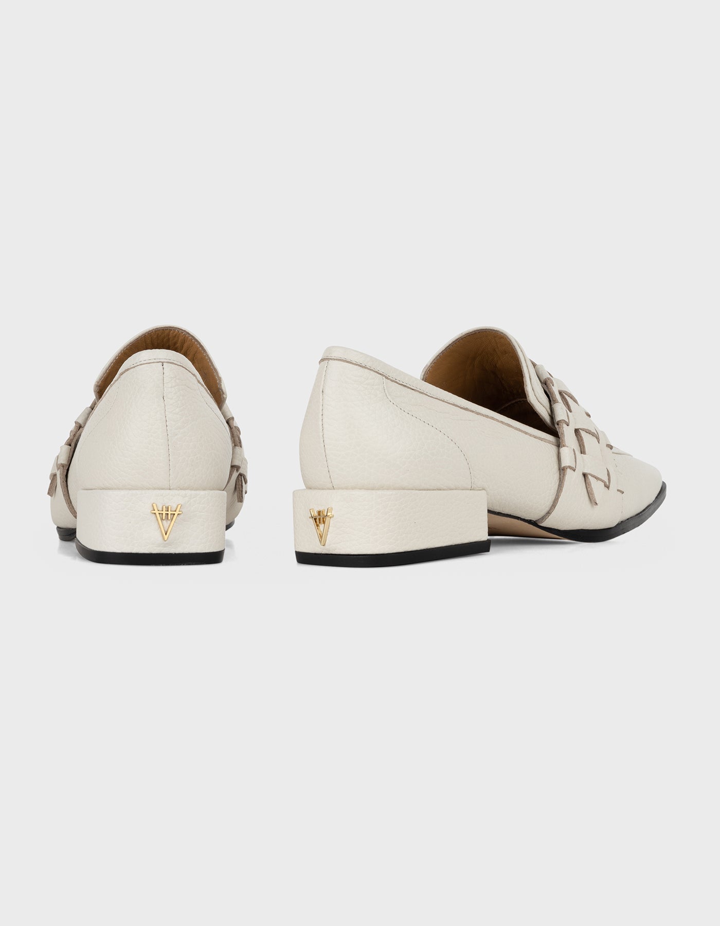 Hiva Atelier | Lora Loafers Bone | Beautiful and Versatile Leather Accessories