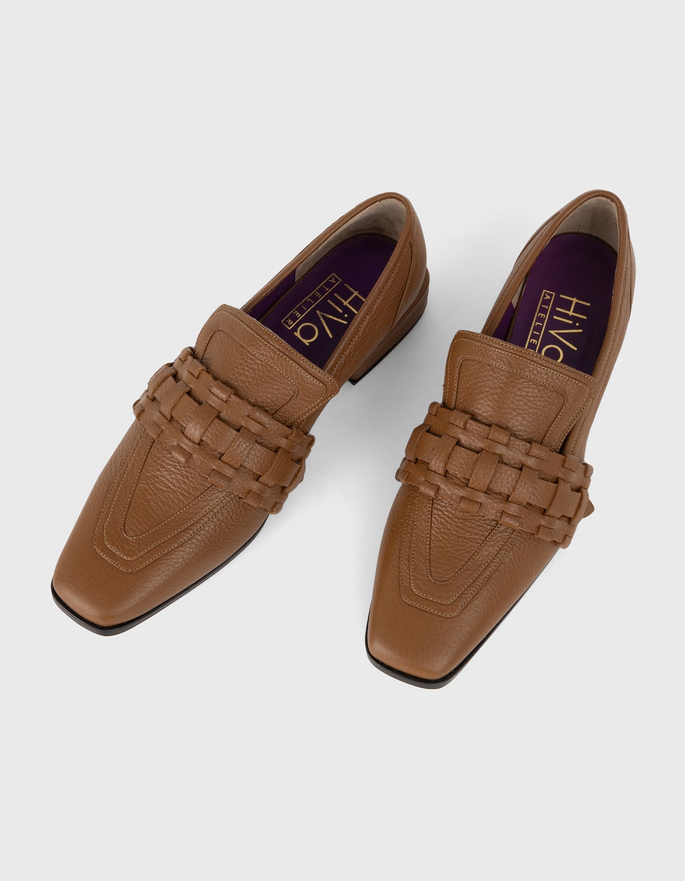 Hiva Atelier | Lora Loafers Wood | Beautiful and Versatile Leather Accessories