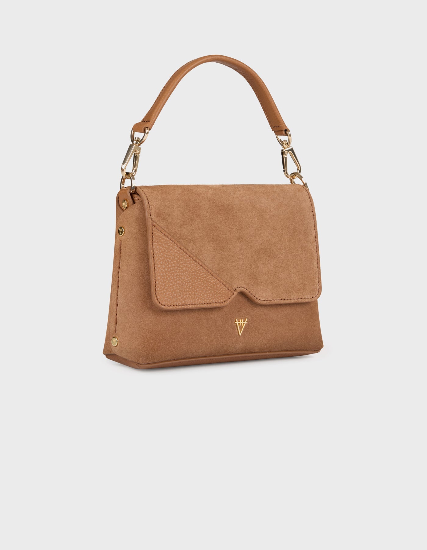 HiVa Atelier | Mare Mini Shoulder Bag Wood Wood Suede | Beautiful and Versatile Leather Accessories