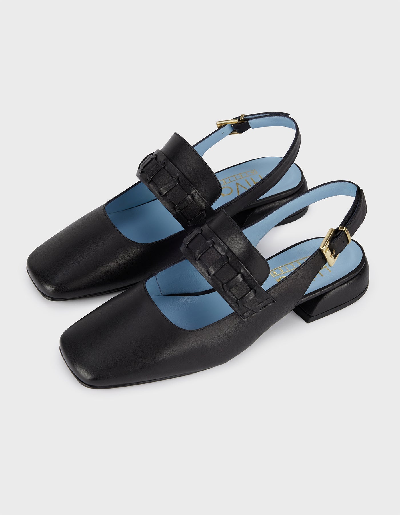 HiVa Atelier | Mary Jane Flat BLACK | Beautiful and Versatile Leather Accessories