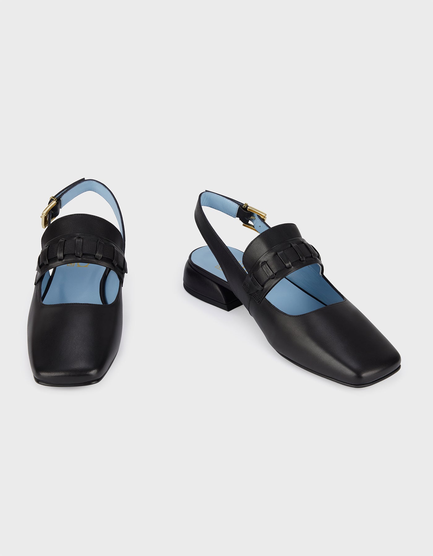 Hiva Atelier | Mary Jane Flat Black | Beautiful and Versatile Leather Accessories