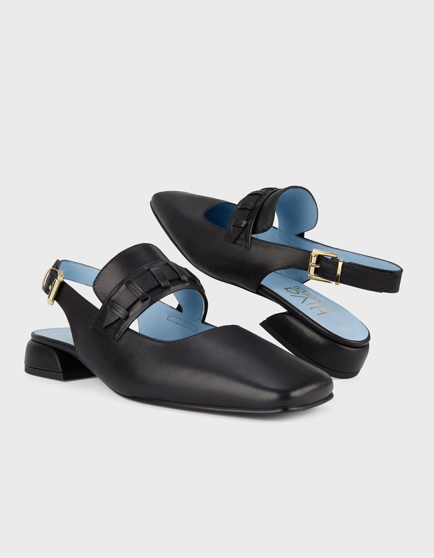 Hiva Atelier | Mary Jane Flat Black | Beautiful and Versatile Leather Accessories