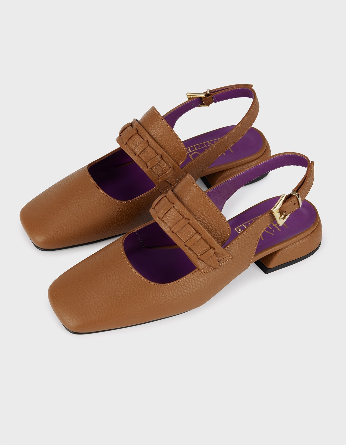 Hiva Atelier | Mary Jane Flat Wood | Beautiful and Versatile Leather Accessories