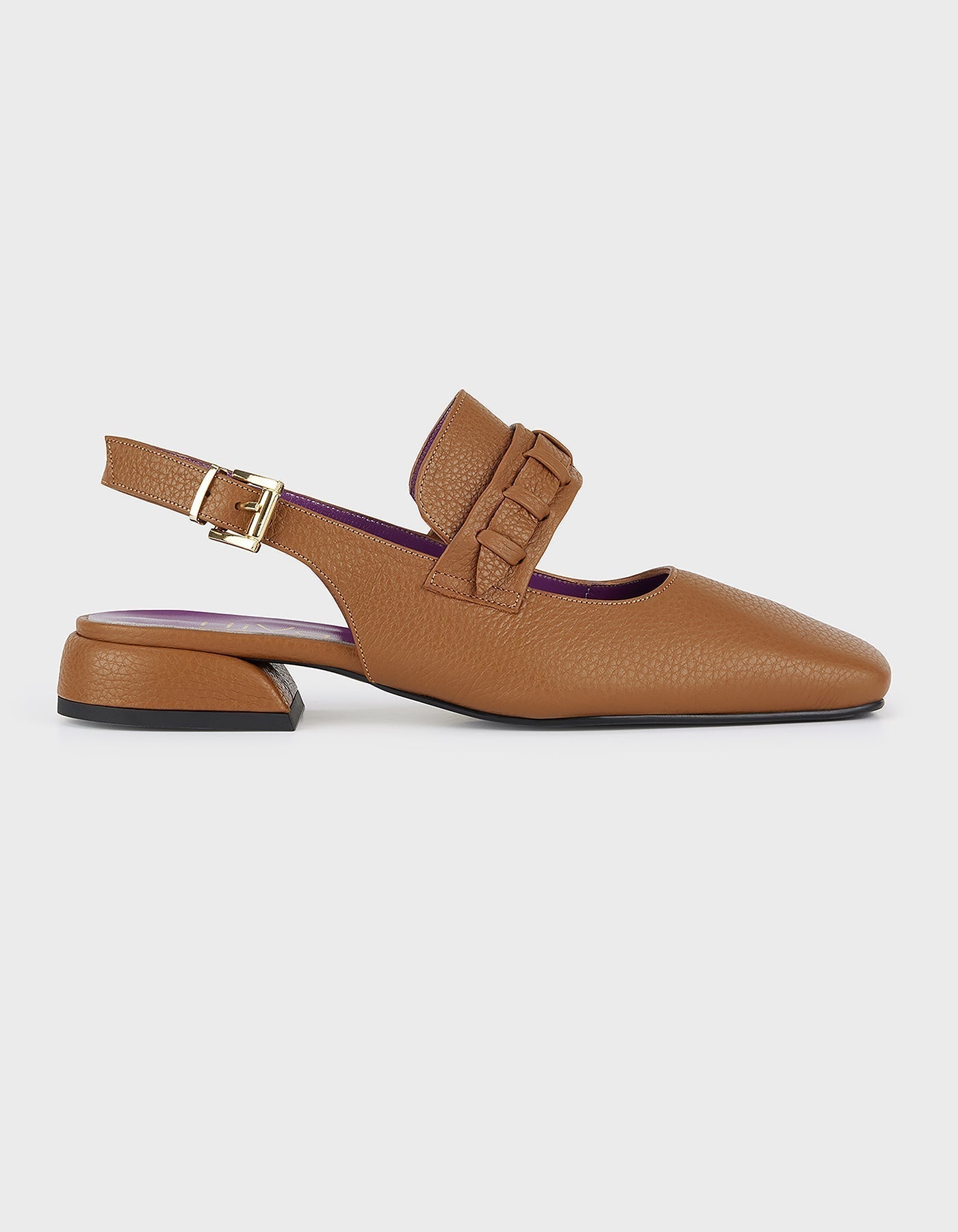 Hiva Atelier | Mary Jane Flat Nutshell | Beautiful and Versatile Leather Accessories