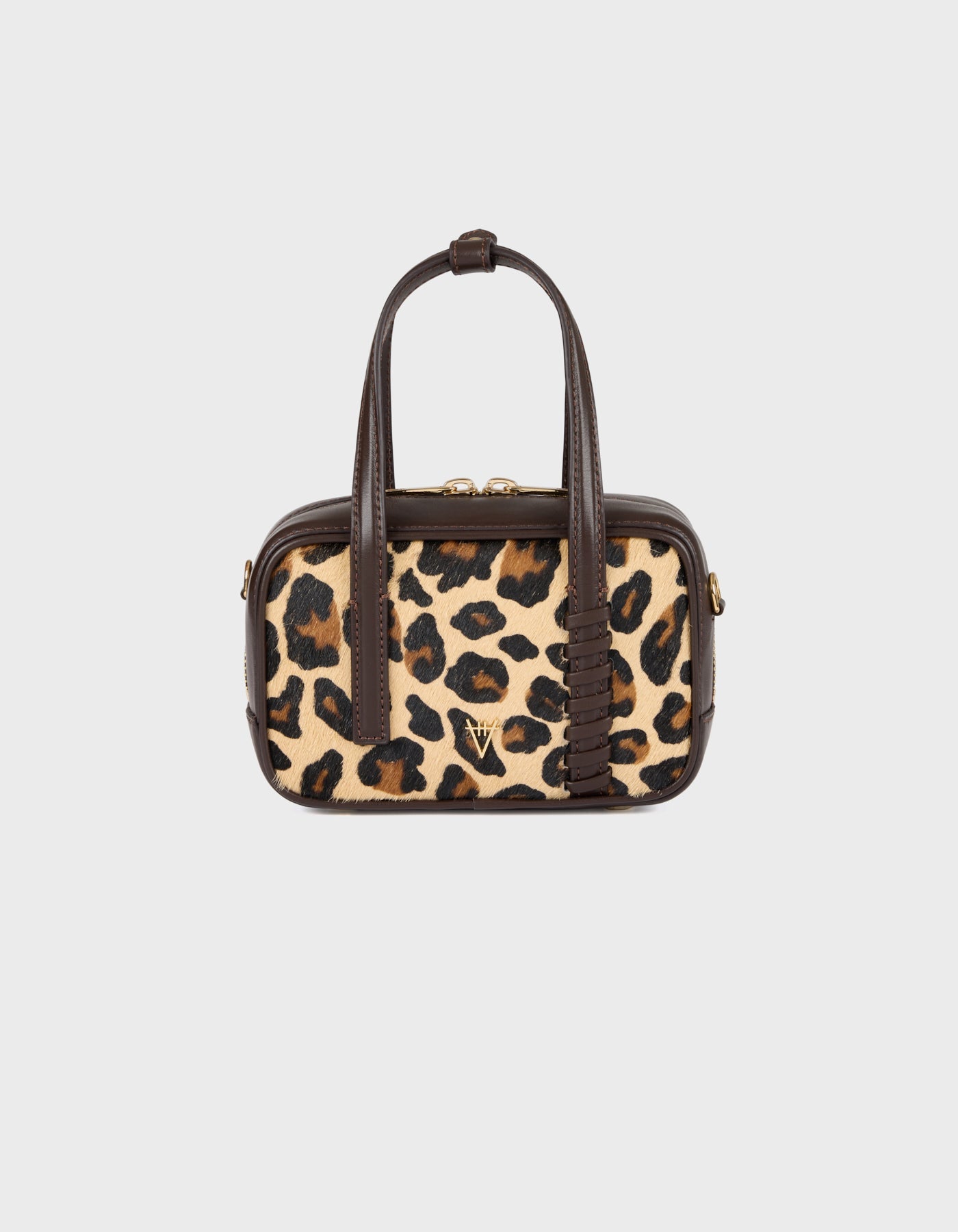 HiVa Atelier | Micro Bowling Bag LEOPARD | Beautiful and Versatile Leather Accessories
