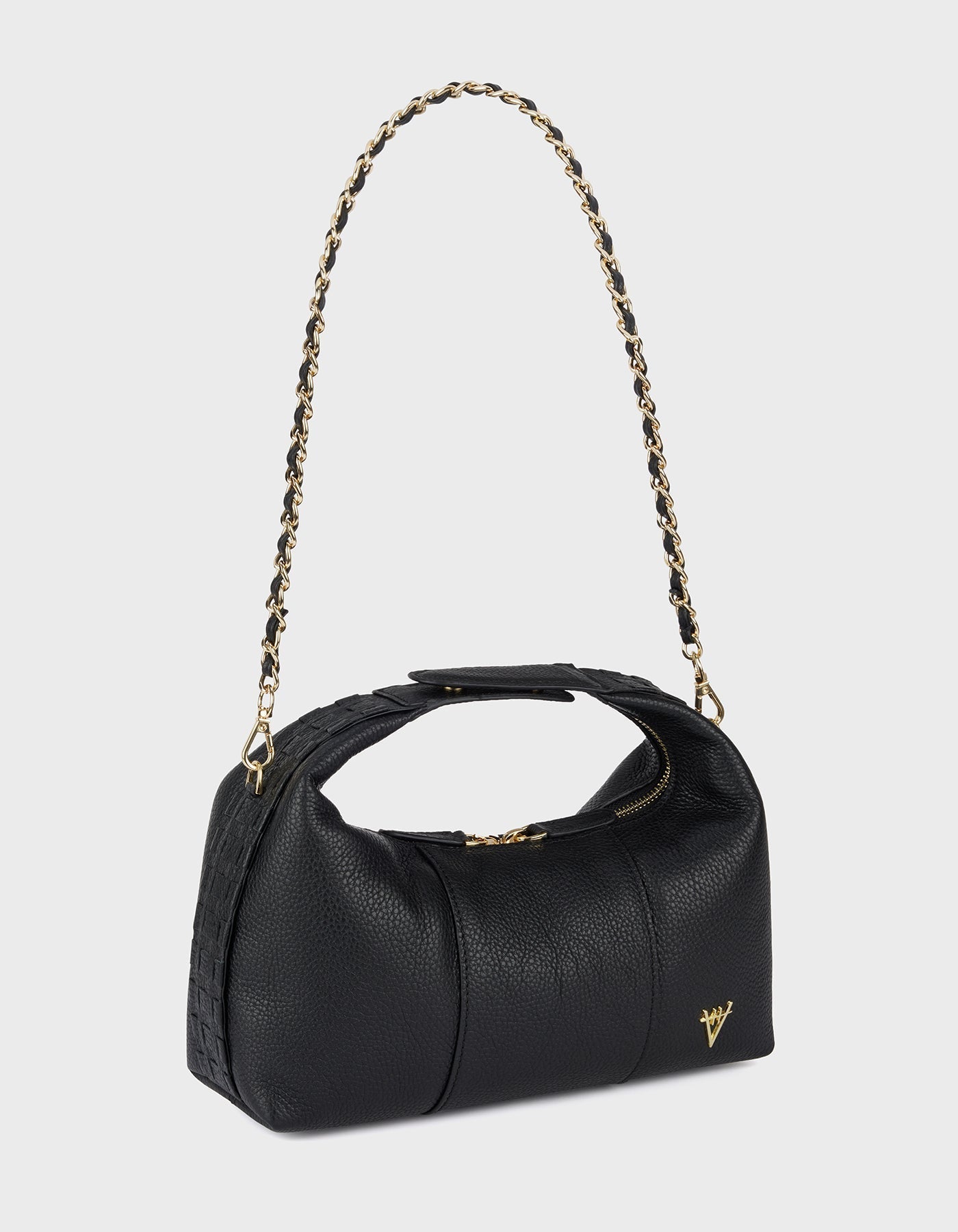 HiVa Atelier | Midi Croissant Bag Black | Her Tarza Uygun Deri Aksesuarlar
