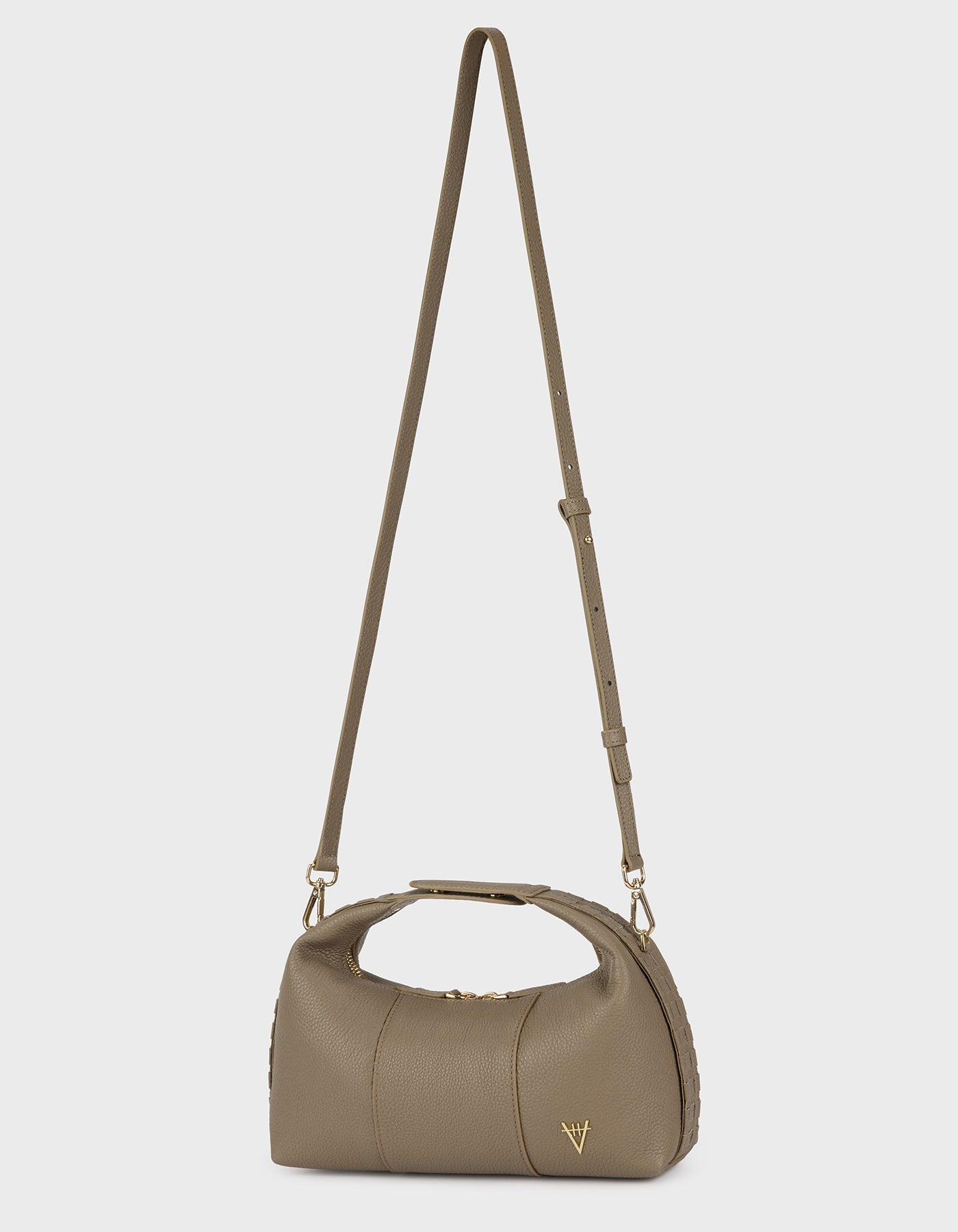 HiVa Atelier | Midi Croissant Bag Mink | Beautiful and Versatile Leather Accessories