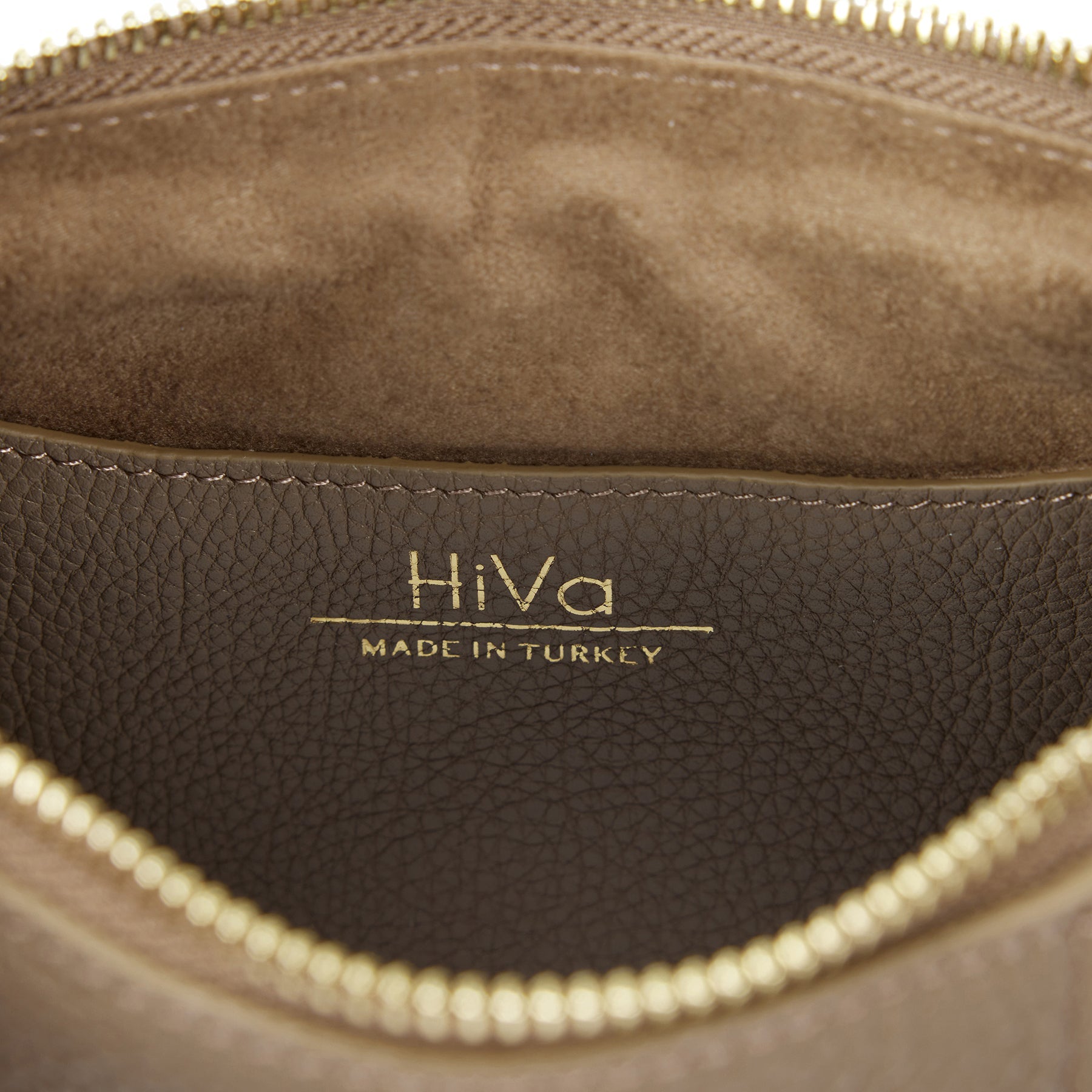 HiVa Atelier | Midi Croissant Bag Mink | Beautiful and Versatile Leather Accessories