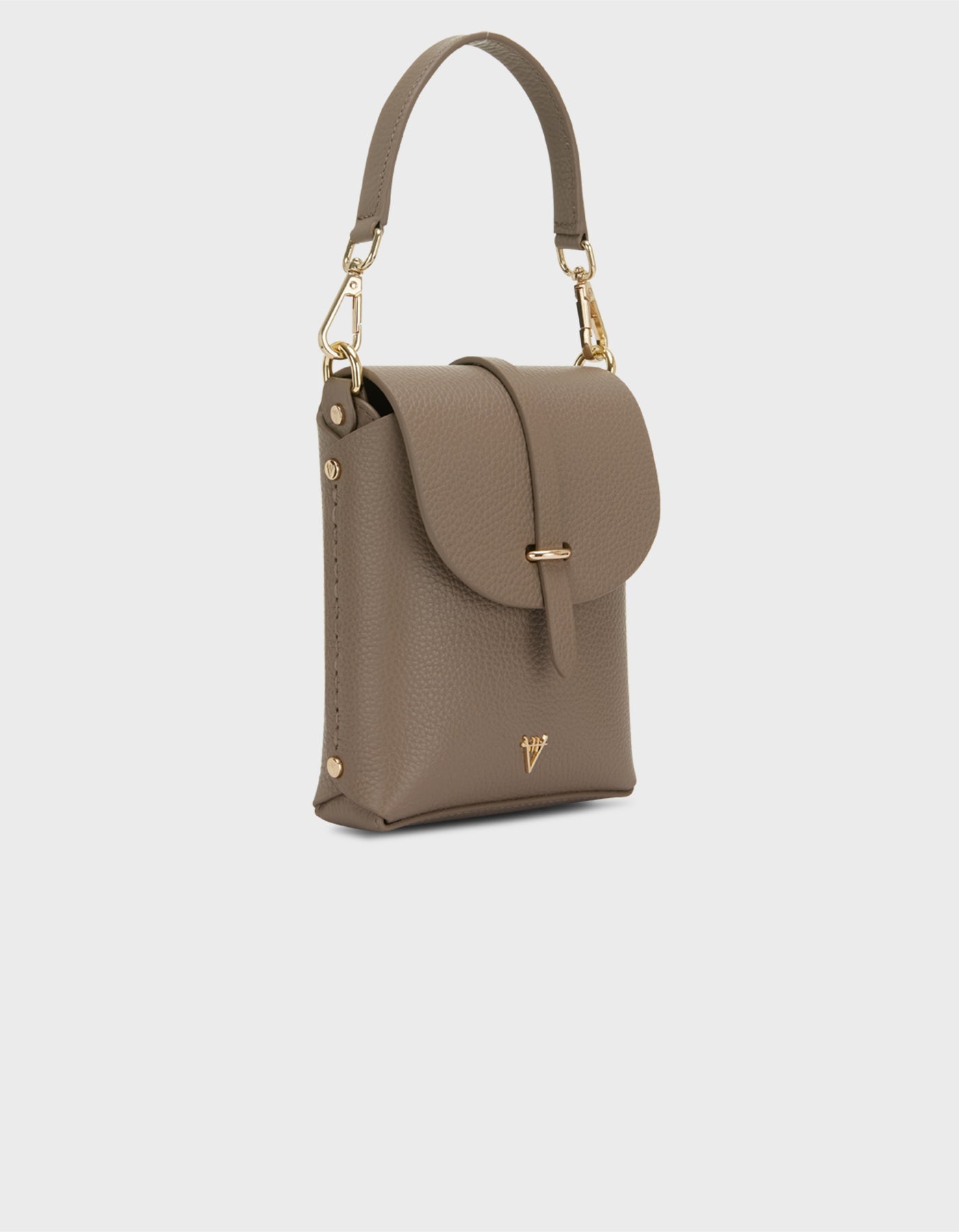 Hiva Atelier | Astrum Shoulder Bag MINK | Beautiful and Versatile Leather Accessories