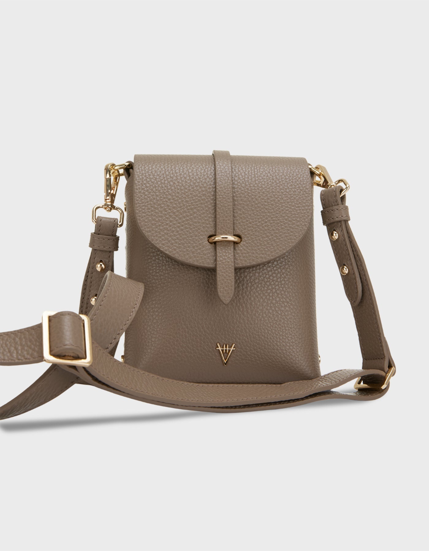 Hiva Atelier | Astrum Shoulder Bag MINK | Beautiful and Versatile Leather Accessories