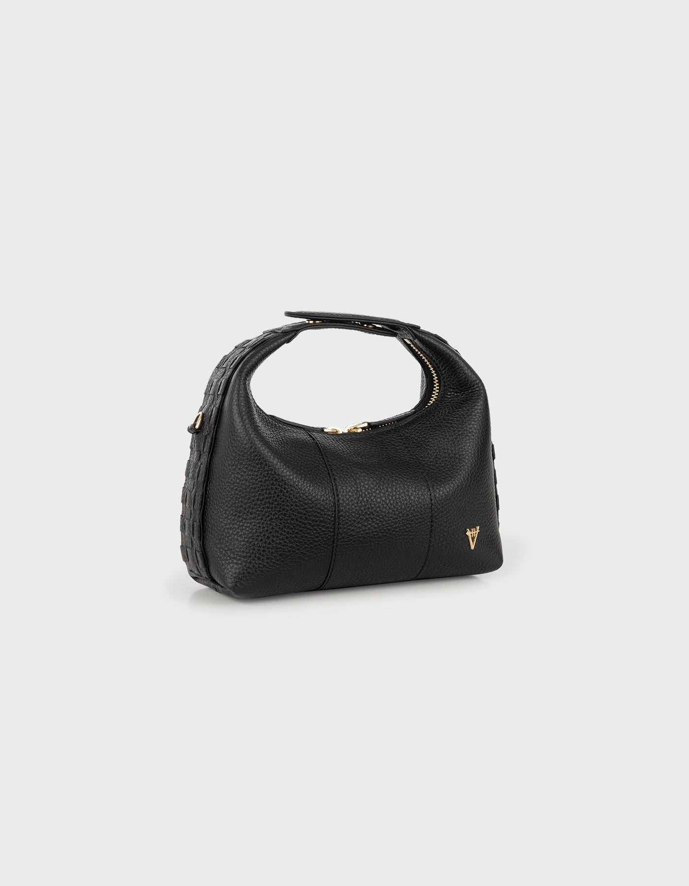 Hiva Atelier | Mini Croissant BLACK | Beautiful and Versatile Leather Accessories