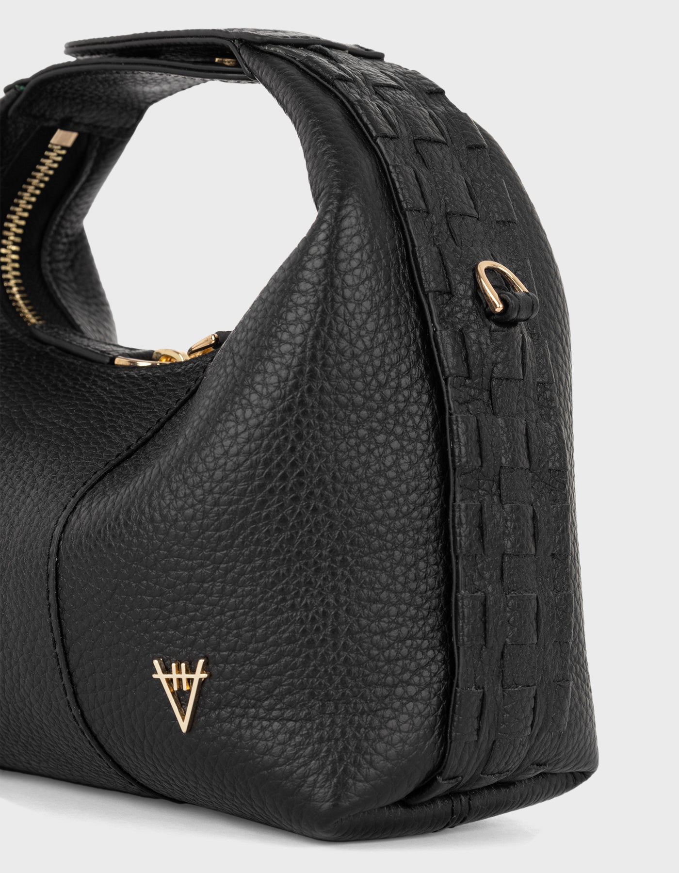 Hiva Atelier | Mini Croissant BLACK | Beautiful and Versatile Leather Accessories