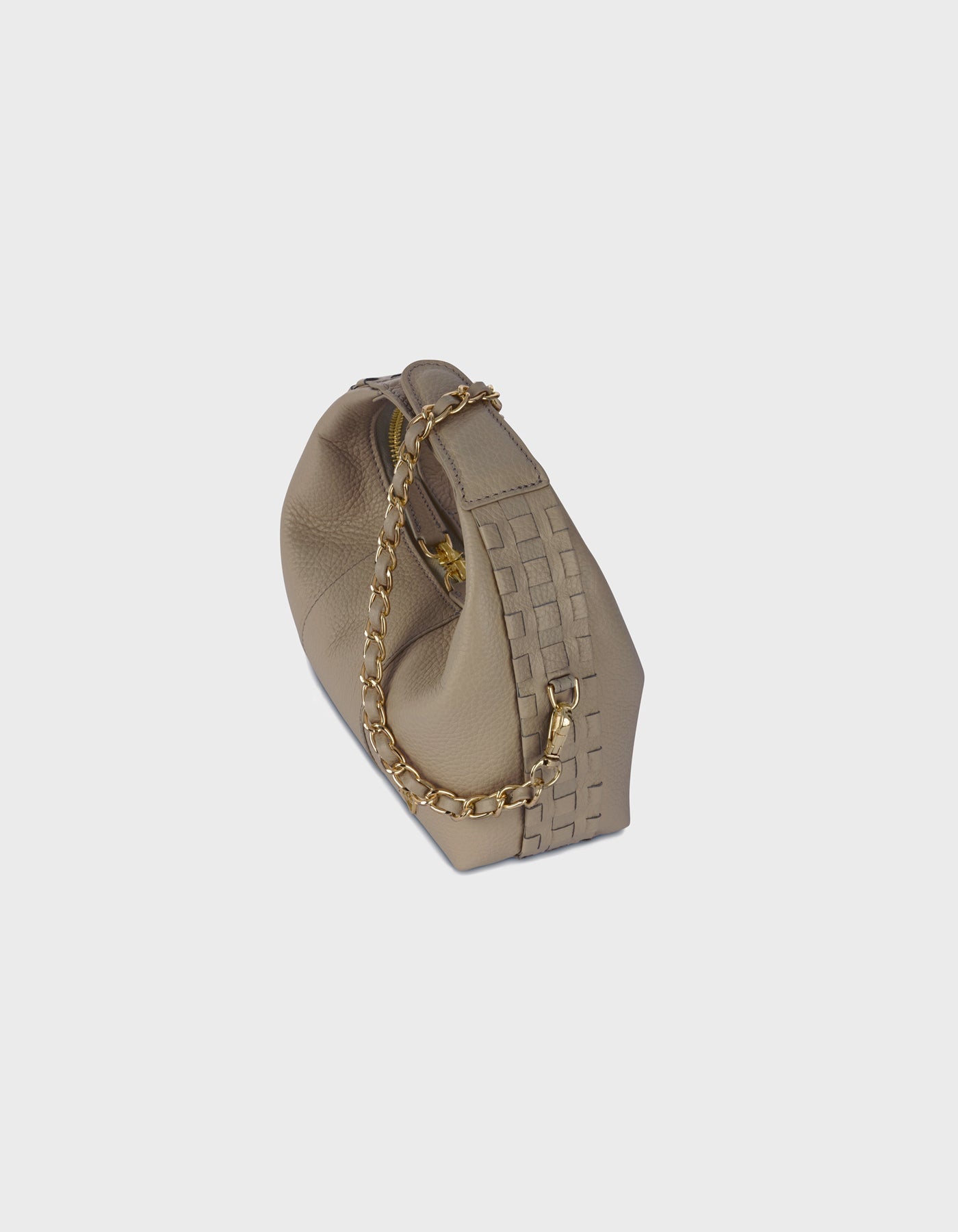 Hiva Atelier | Mini Croissant MINK | Beautiful and Versatile Leather Accessories