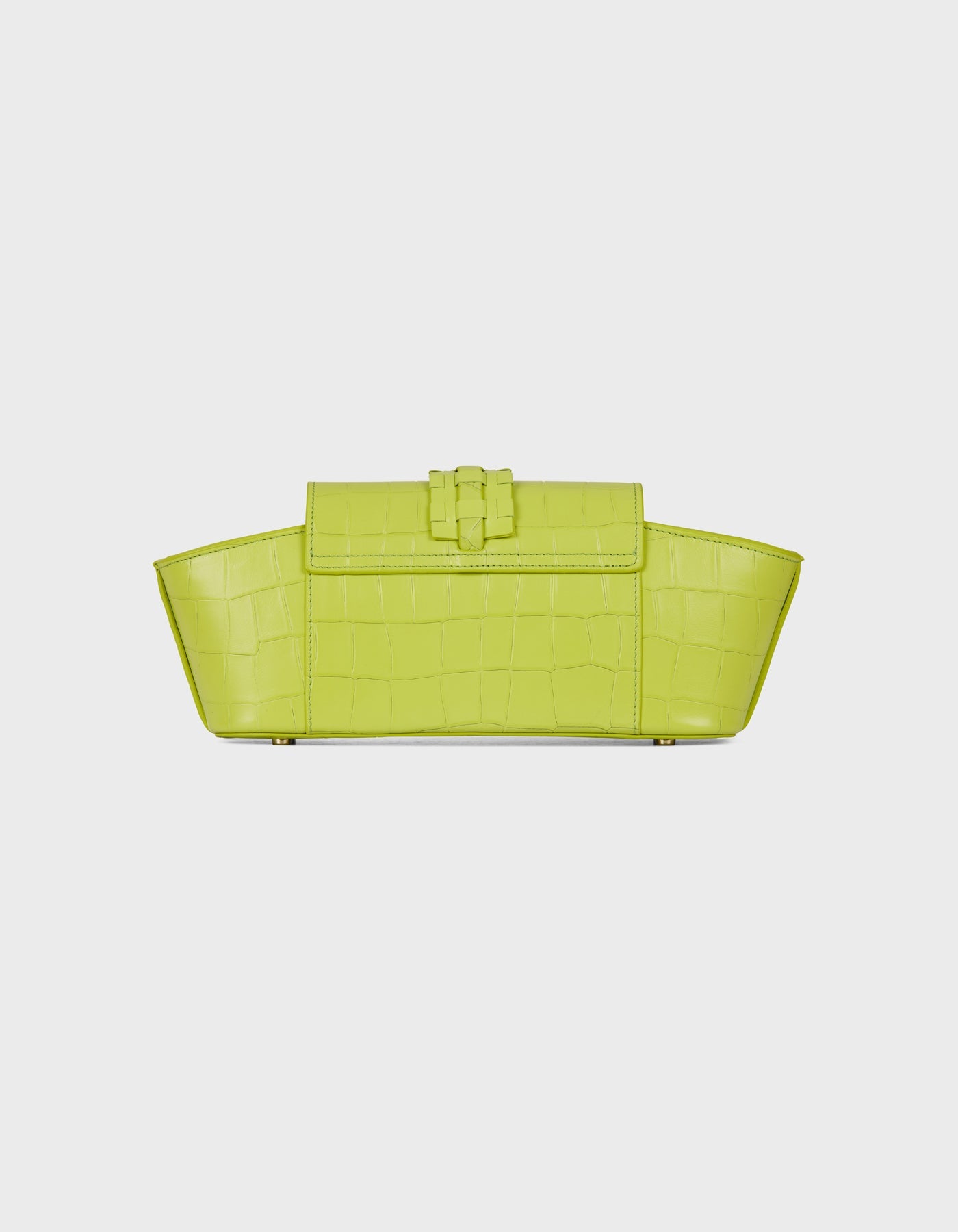 HiVa Atelier | Navis Shoulder Bag Croco Effect Apple | Her Tarza Uygun Deri Aksesuarlar