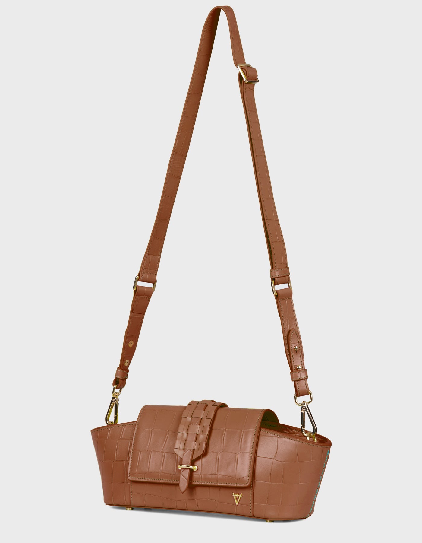 HiVa Atelier | Navis Shoulder Bag WOOD | Beautiful and Versatile Leather Accessories