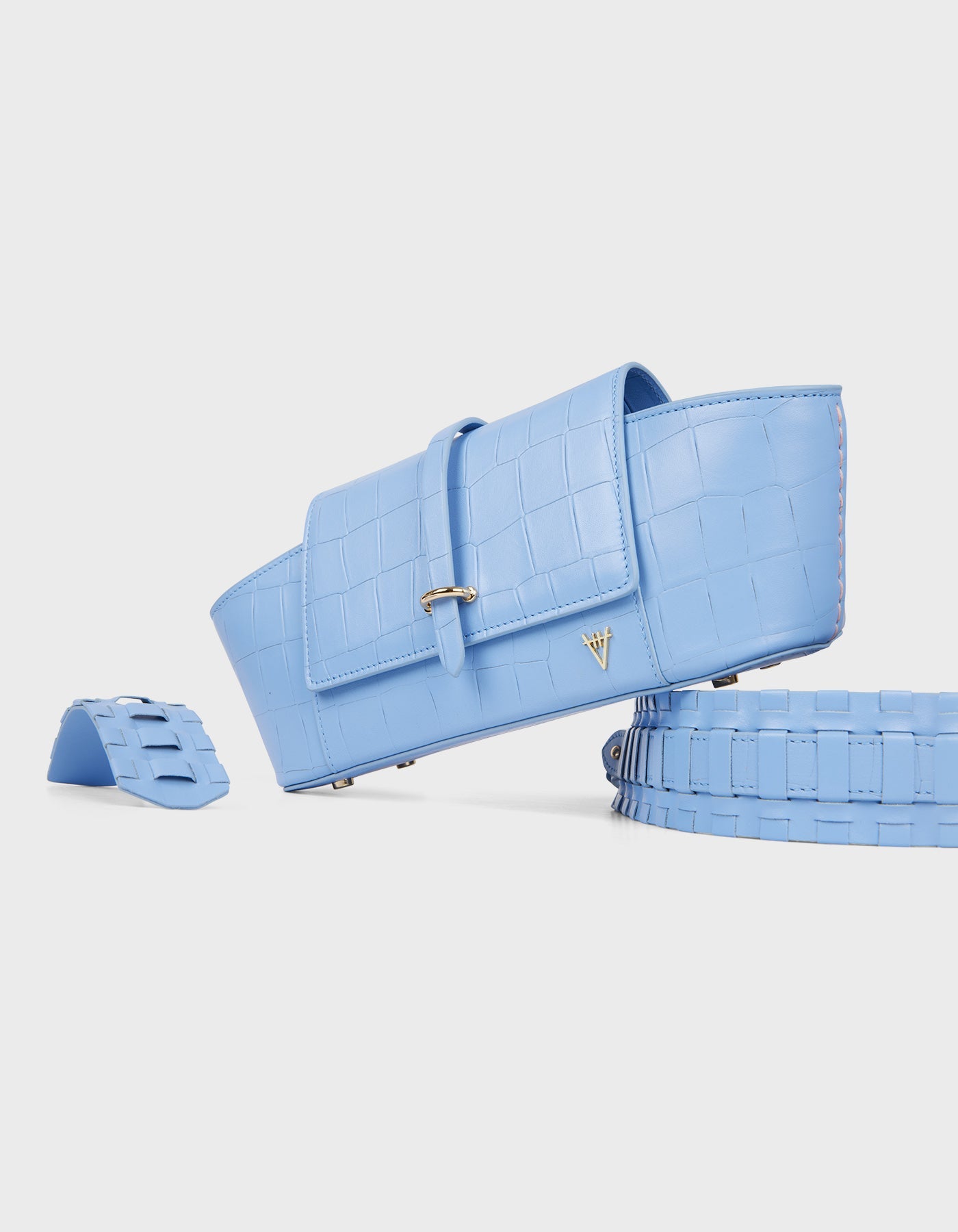 HiVa Atelier | Navis Shoulder Bag Tranquil Blue | Her Tarza Uygun Deri Aksesuarlar