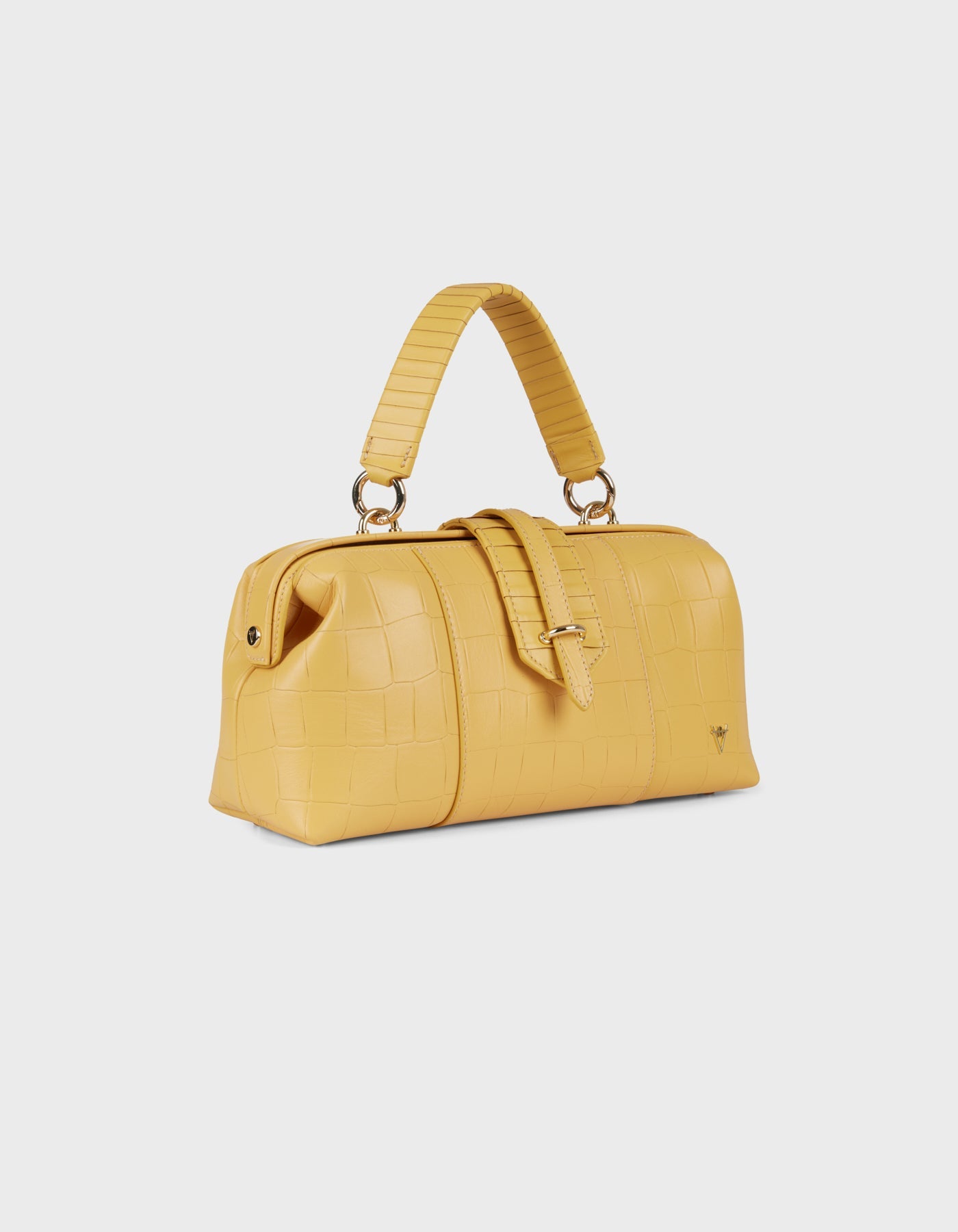 Hiva Atelier | Nubes Doctor Bag Croco Effect Honeycomb | Her Tarza Uygun Deri Aksesuarlar