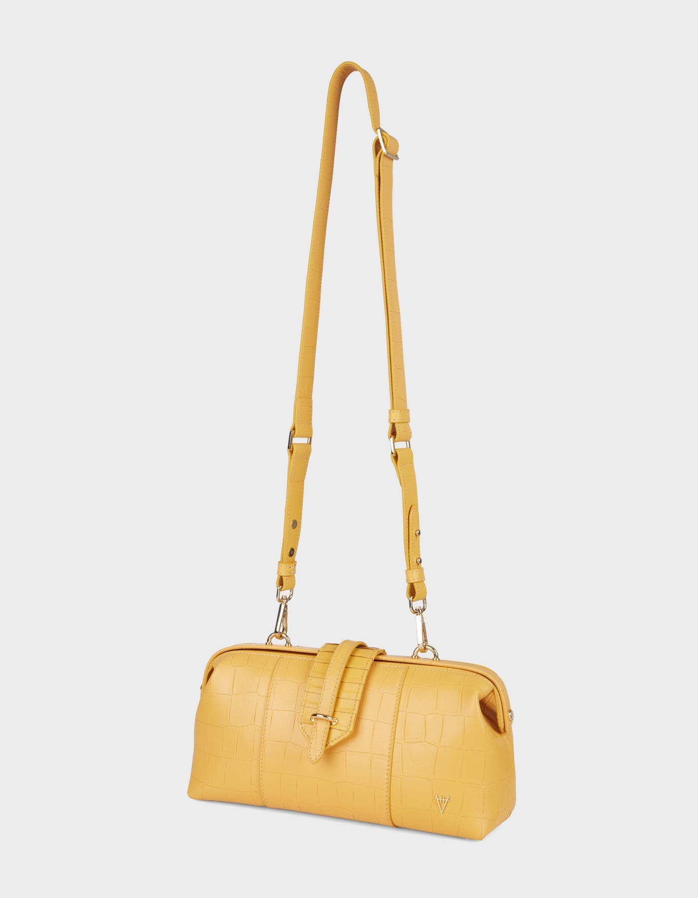 Hiva Atelier | Nubes Doctor Bag Croco Effect Honeycomb | Her Tarza Uygun Deri Aksesuarlar