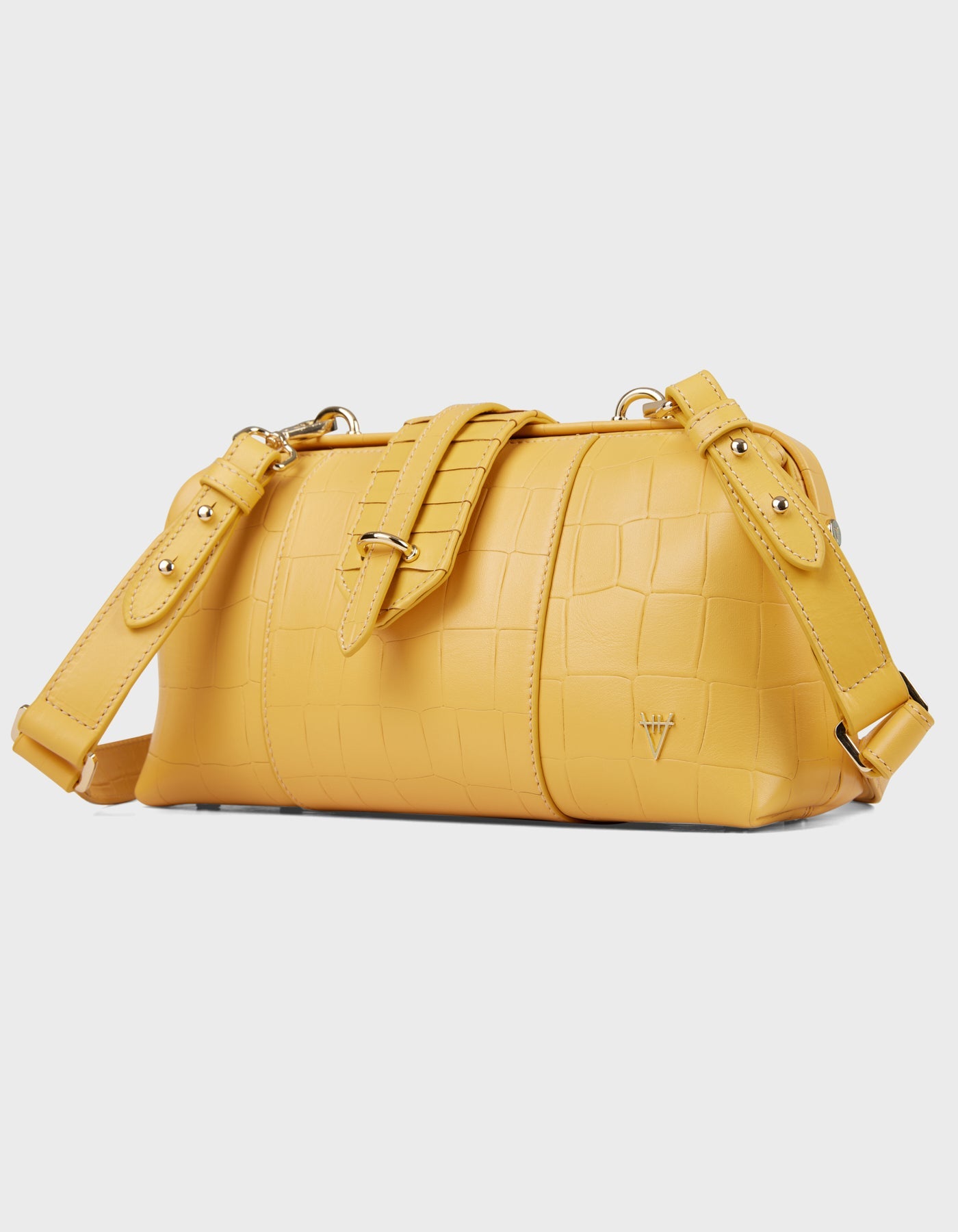 Hiva Atelier | Nubes Doctor Bag Croco Effect Honeycomb | Her Tarza Uygun Deri Aksesuarlar