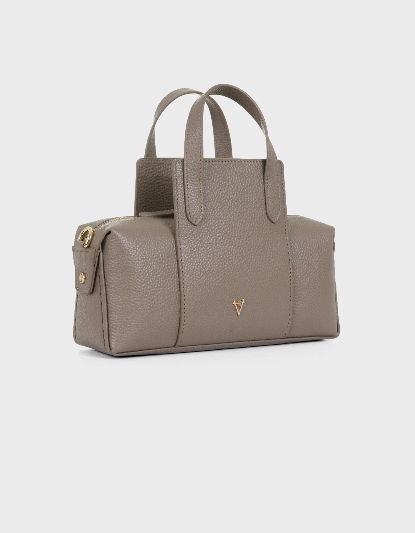 Hiva Atelier | Onsra Cylinder Crossbody Bag MINK | Beautiful and Versatile Leather Accessories
