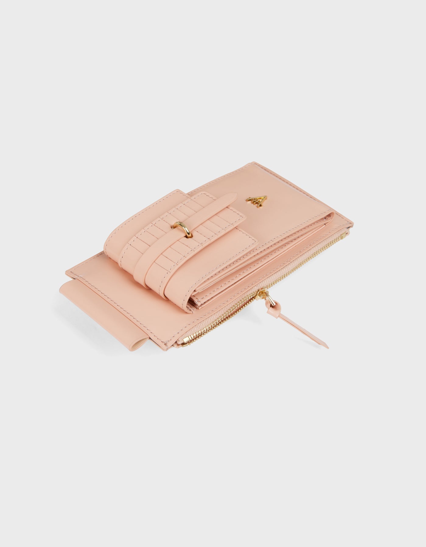 HiVa Atelier | Crossbody Phone Bag Peach Sand | Her Tarza Uygun Deri Aksesuarlar