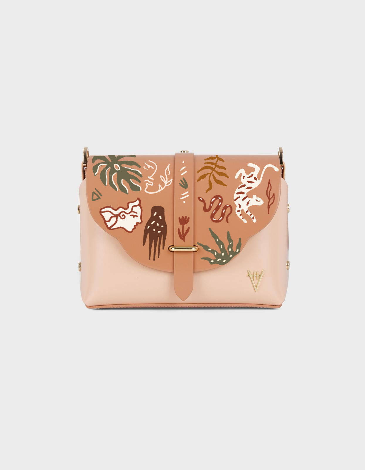 Harmonia Shoulder Bag - Hand-Painted