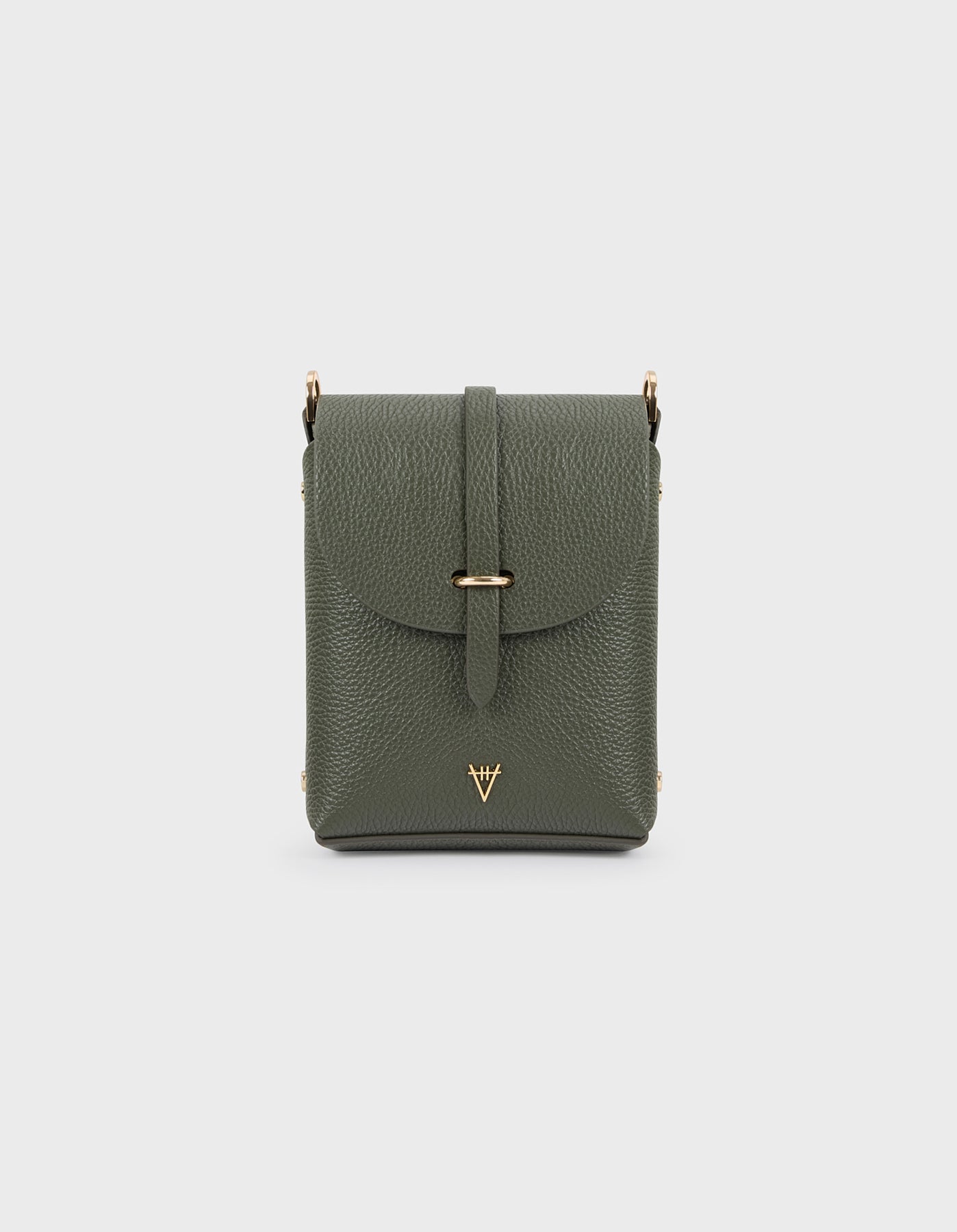 Hiva Atelier | Astrum Shoulder Bag KHAKI | Beautiful and Versatile Leather Accessories