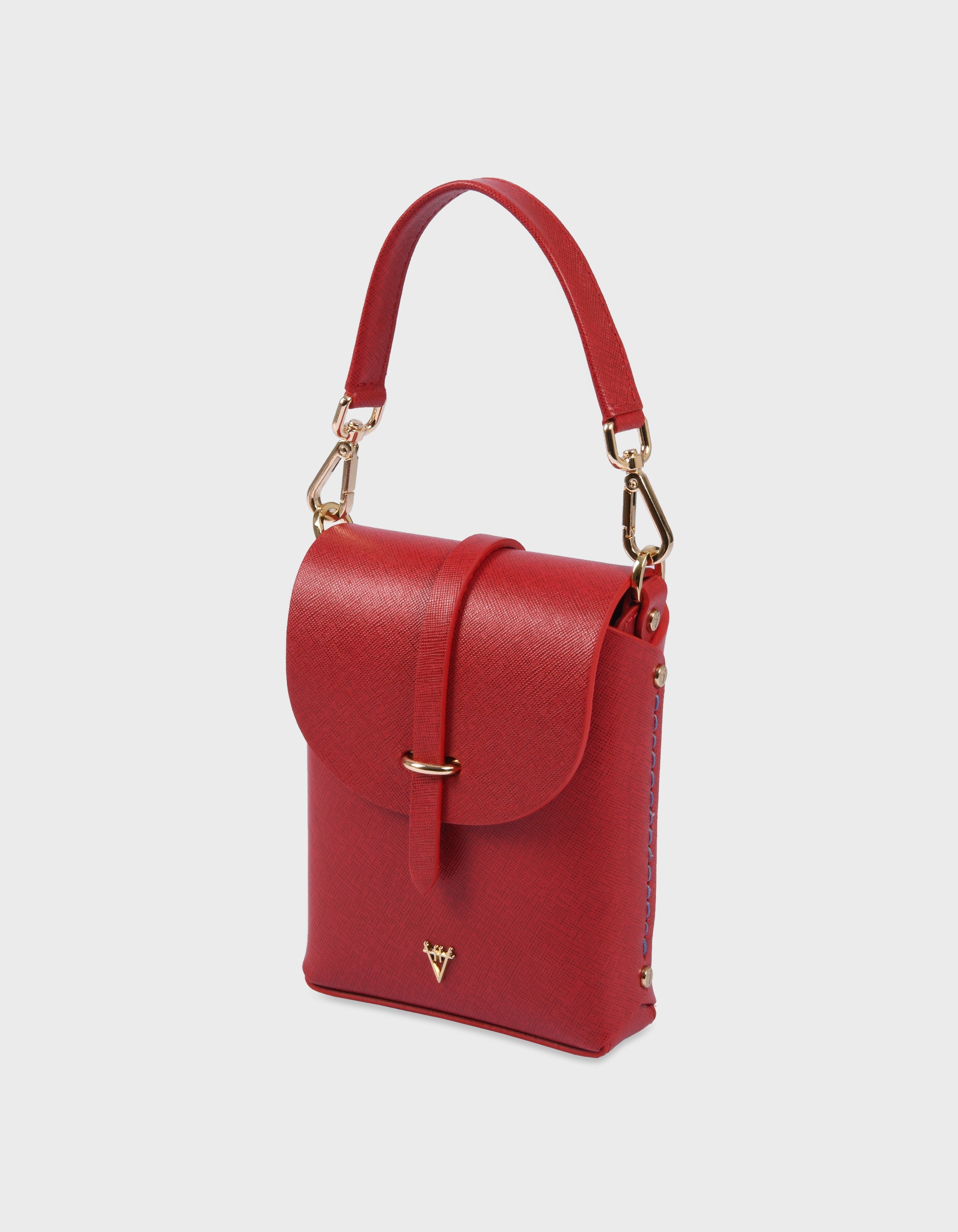 Hiva Atelier | Astrum Shoulder Bag RED | Beautiful and Versatile Leather Accessories