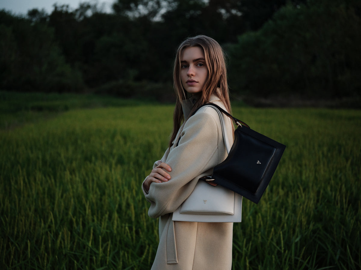 HiVa Atelier | Dalia Mini Sleek & Square Shoulder Bag | Beautiful and Versatile Leather Accessories