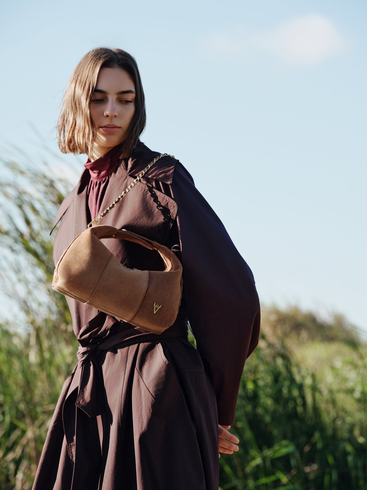 HiVa Atelier | Midi Croissant Bag | Beautiful and Versatile Leather Accessories