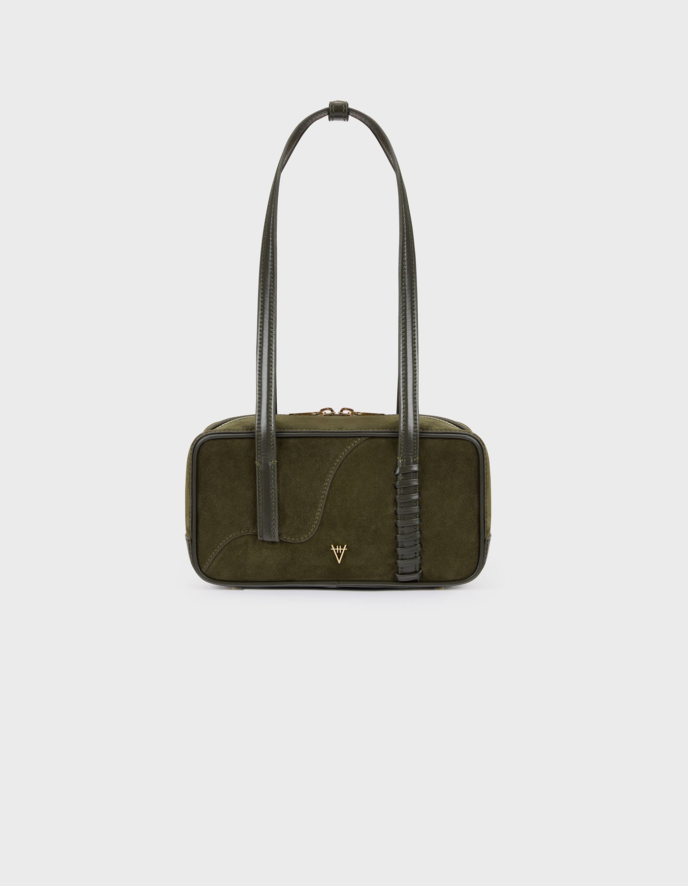 HiVa Atelier | Mini Bowling Tote Bag KHAKI | Beautiful and Versatile Leather Accessories