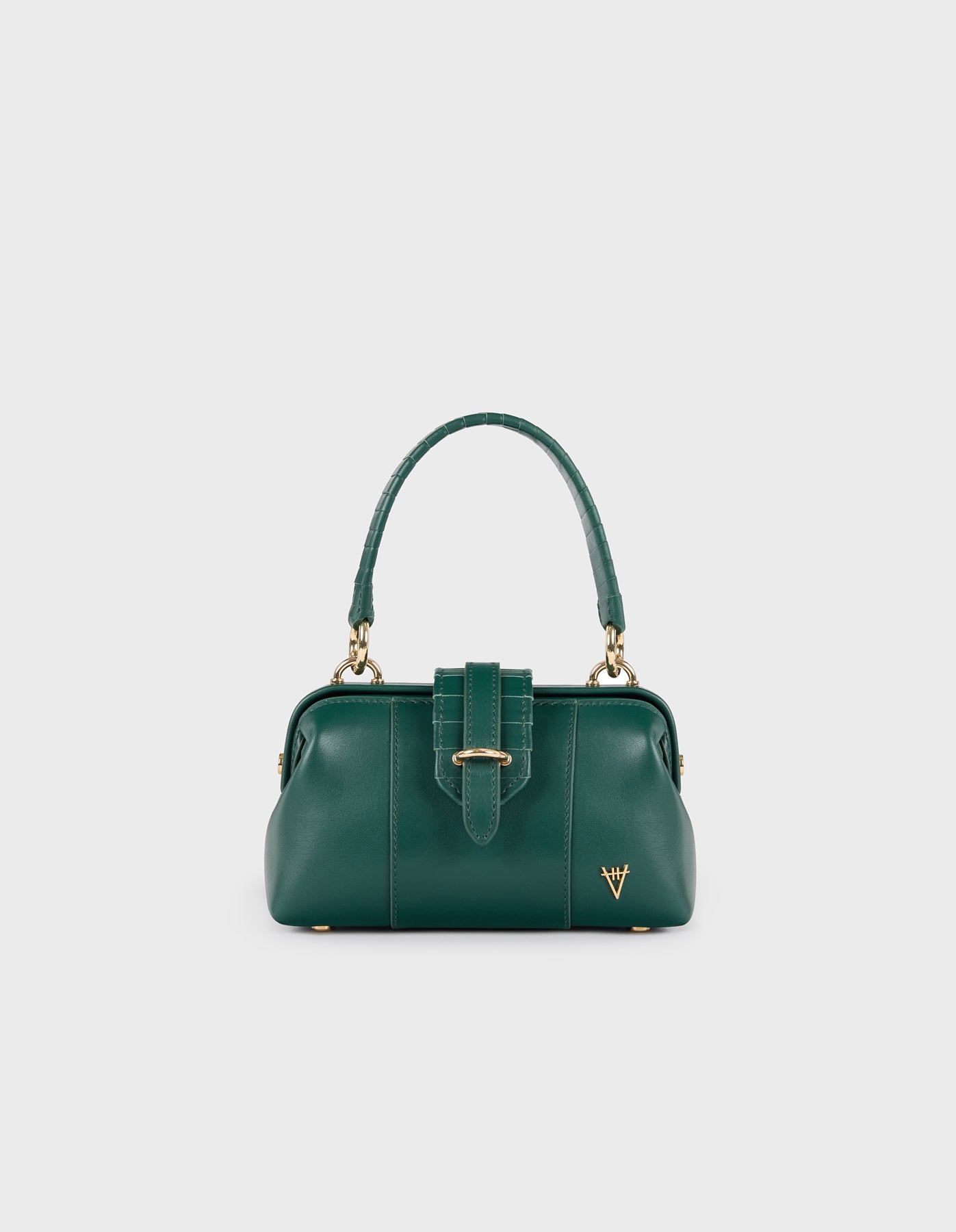 HiVa Atelier | Mini Nubes Doctor Bag DEEP EMERALD | Beautiful and Versatile Leather Accessories