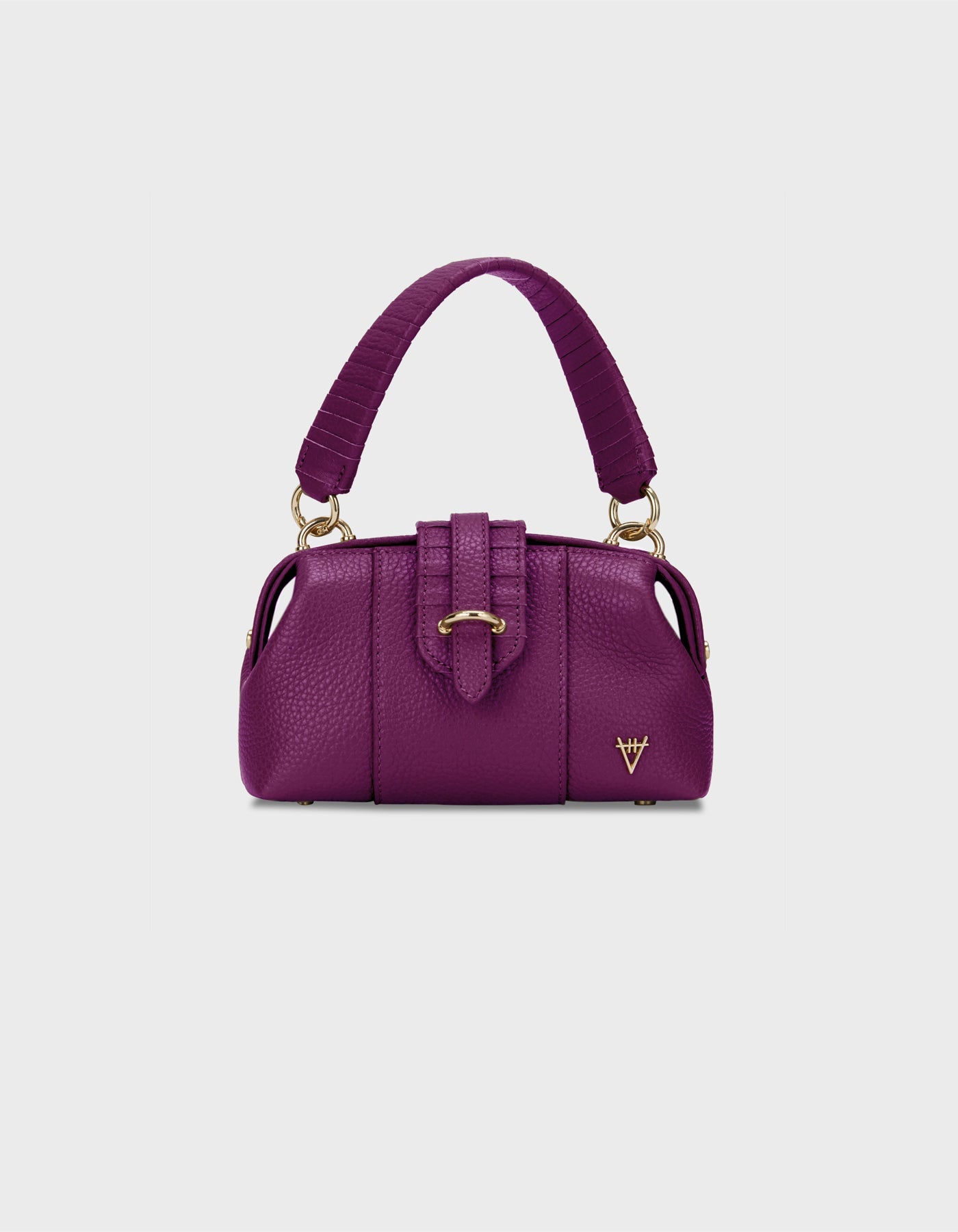 HiVa Atelier | Mini Nubes Doctor Bag MIDNIGHT PLUM | Beautiful and Versatile Leather Accessories