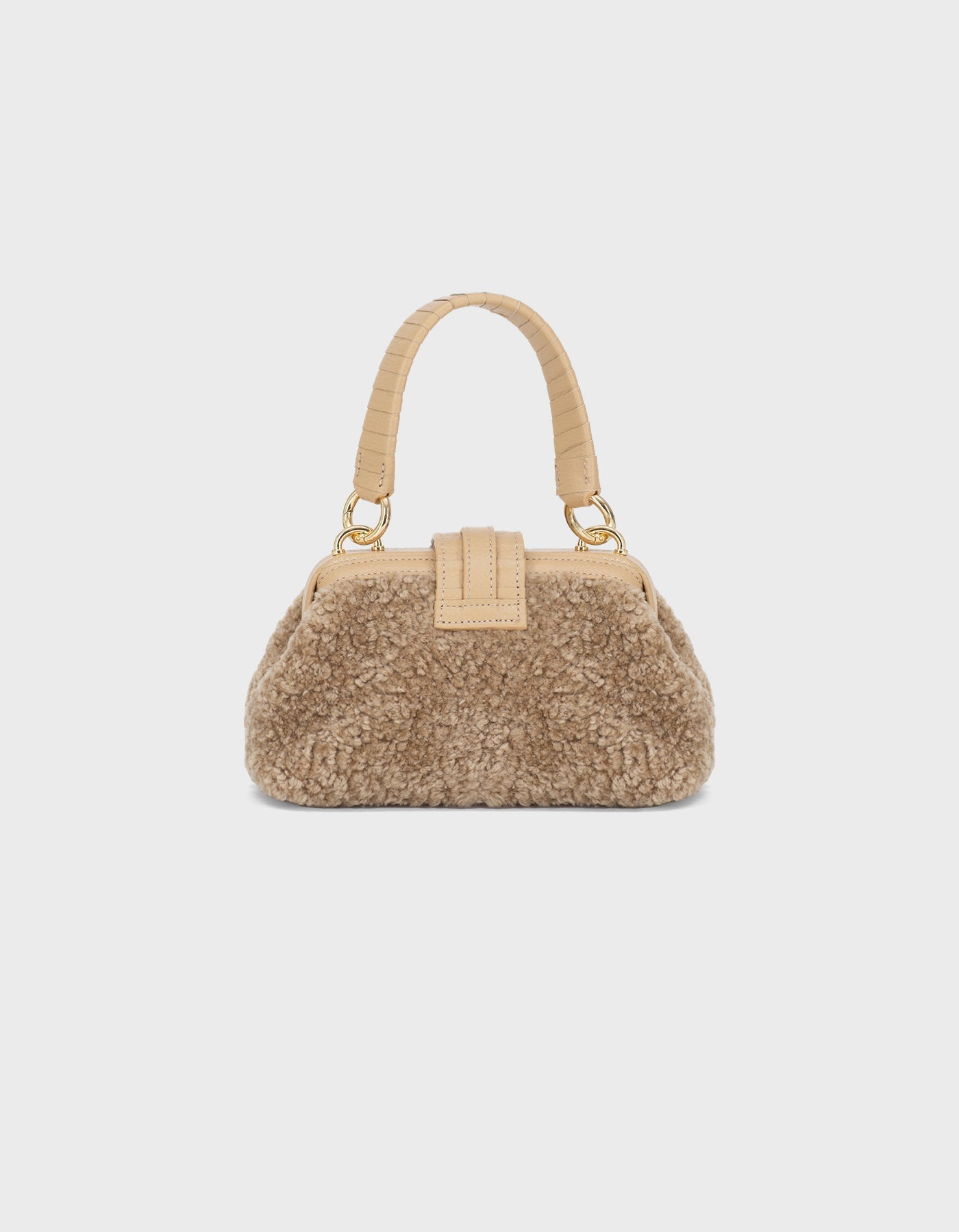 HiVa Atelier | Mini Nubes Doctor Bag BISCUIT | Beautiful and Versatile Leather Accessories